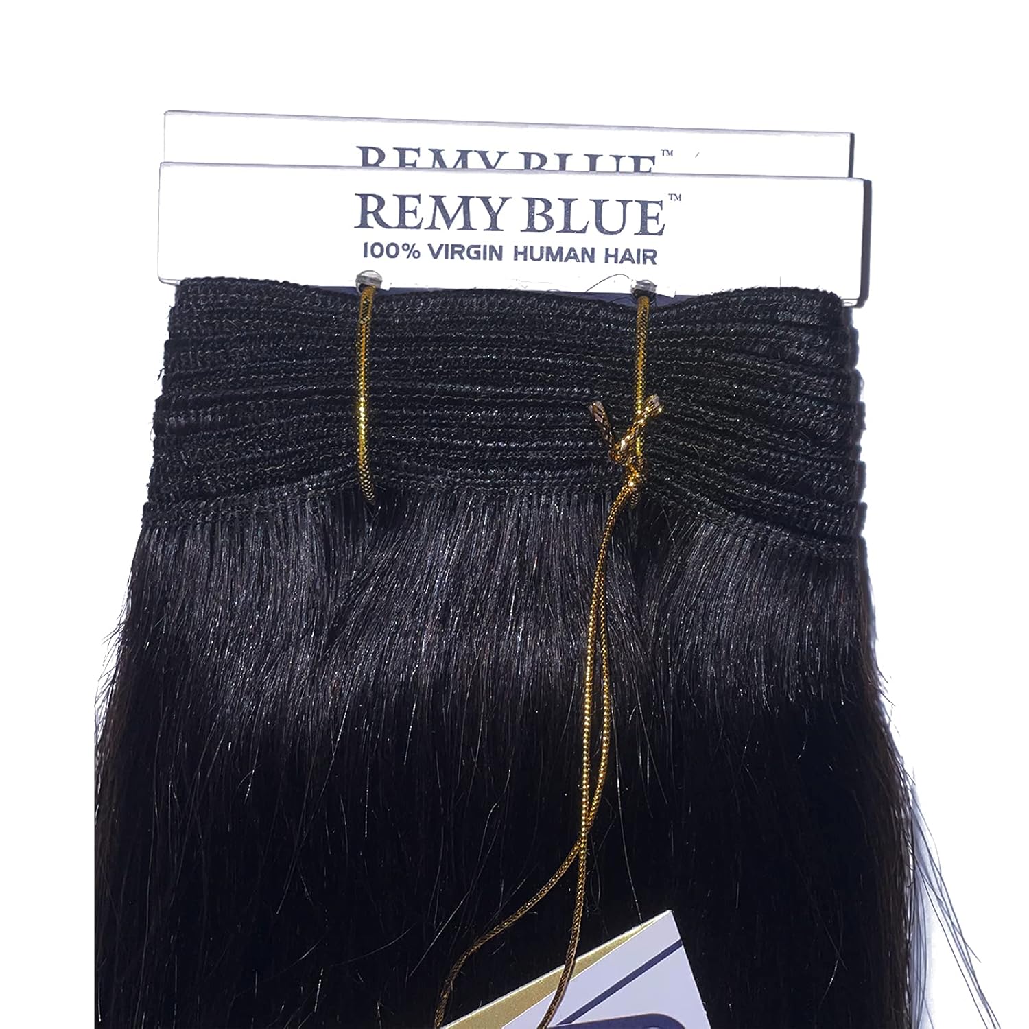 Nuevo Remy Yaky-Remy azul 100% cabello humano virgen tejido – libre de desprendimiento y sin enredos (#2, paquetes de 10 pulgadas de 2)