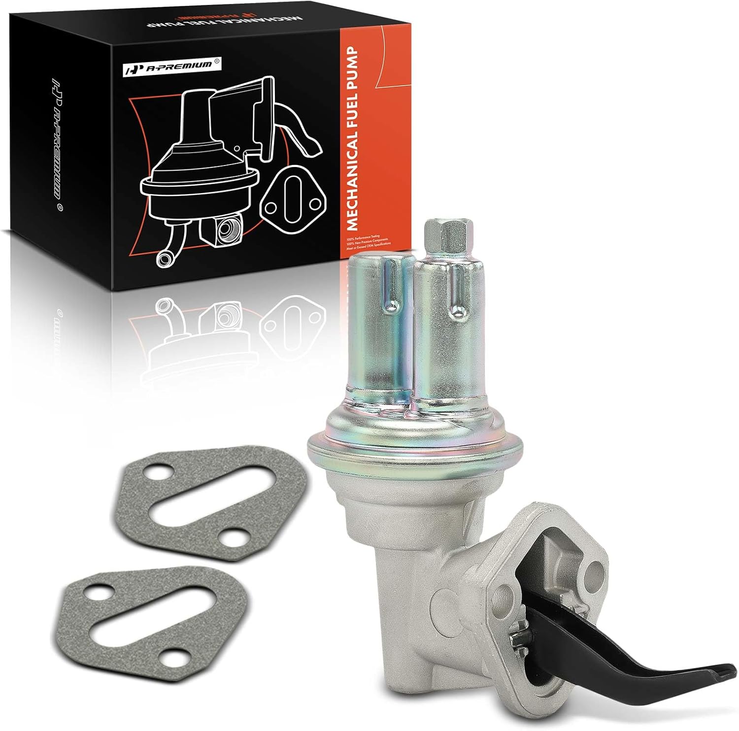 A-Premium Bomba de combustible mecánica compatible con modelos Jeep y AMC Wrangler, Cherokee, CJ5, CJ6, CJ7, Commando, DJ5, J10, J20, J-2600,
