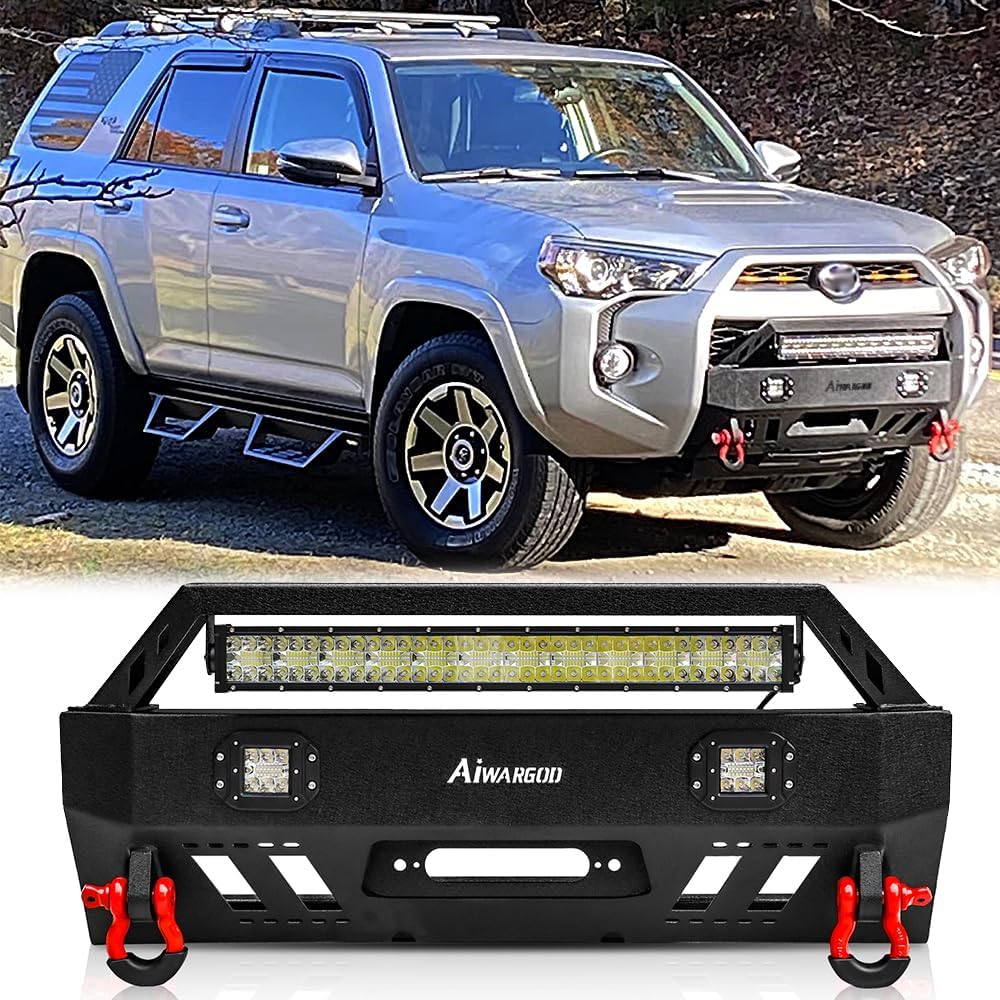 Parachoques delantero de 5 generación 4 Runner Limited 2020, parachoques delantero BESTZHEYU para 2010-2020 5 generación 4 Runner Limited Offroad