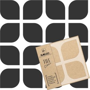 NAKLEO – Plantilla de plástico reutilizable para azulejos Teruel Cuadrados redondeados retro Geométrico marroquí Bloque de pavimentación de NAKLEO – Plantilla de plástico reutilizable para azulejos Teruel Cuadrados redondeados retro Geométrico marroquí Bloque de pavimentación de