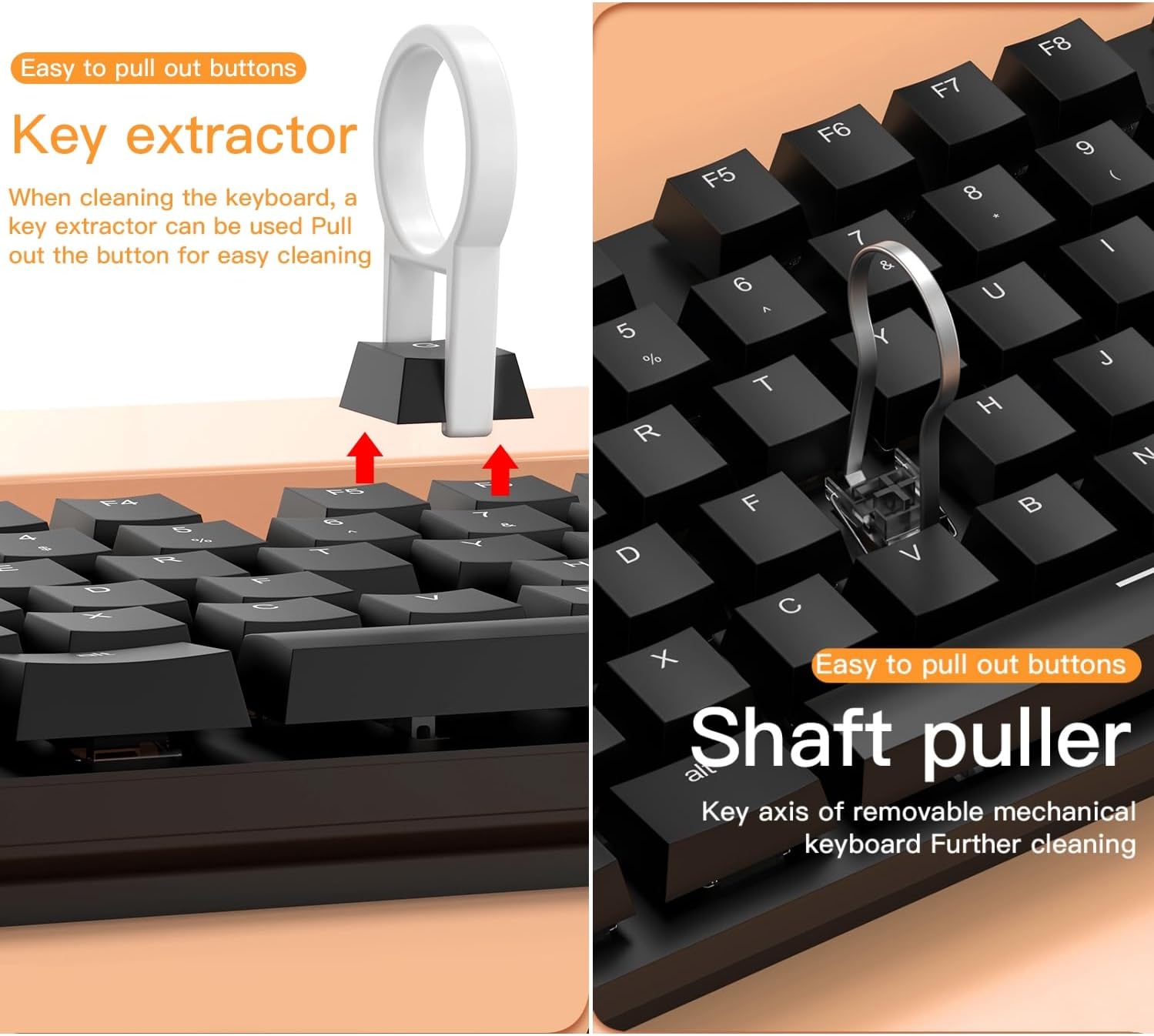 Keyboard Cleaning Kit, 20-in-1 Laptop Cleaner Kit +5 Cable Ties +1 Lens Cloth, Versatile Computer Screen Cleaning Brush Tool for Smartphone iPad