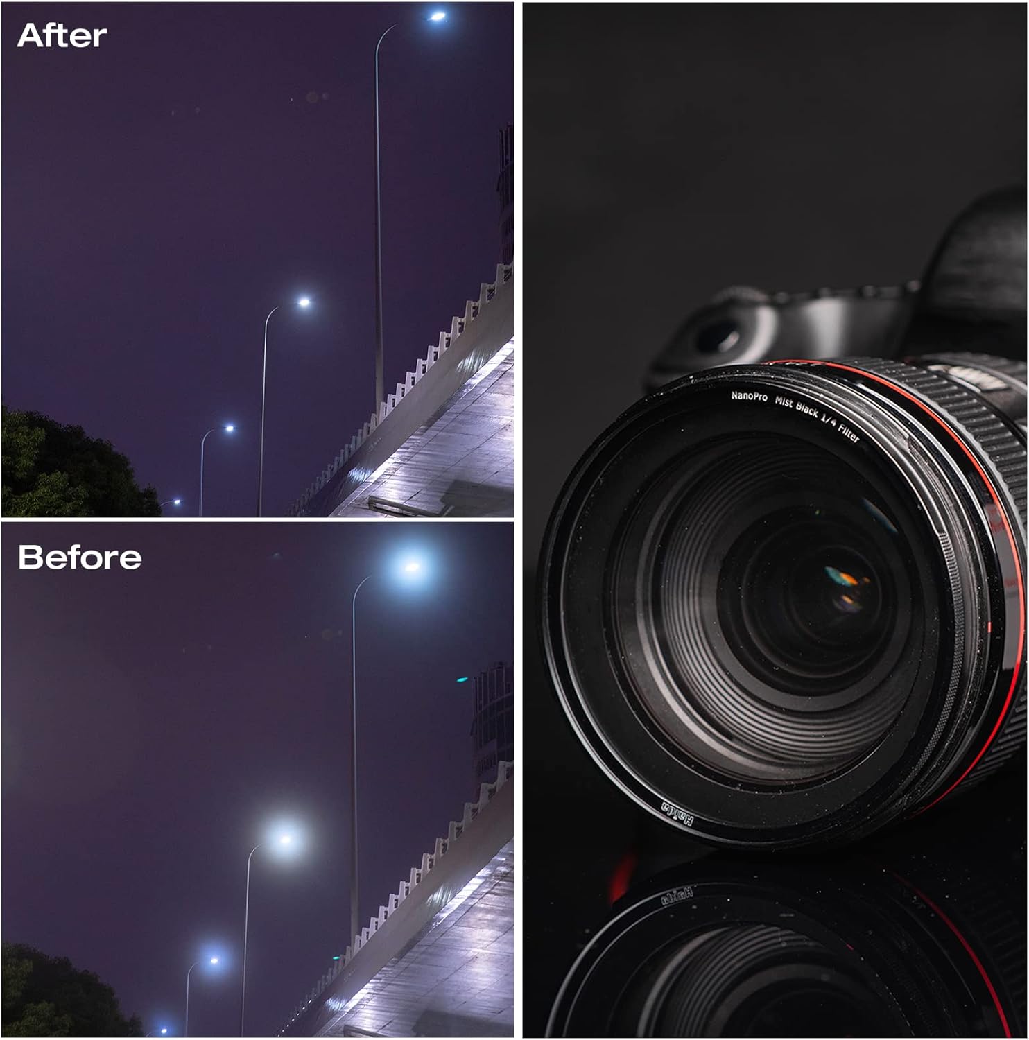 Haida NanoPro Filtro de efecto cinematográfico multicapa, color negro, 14, enfoque suave, filtro de vidrio óptico, filtro de efectos de disparo de