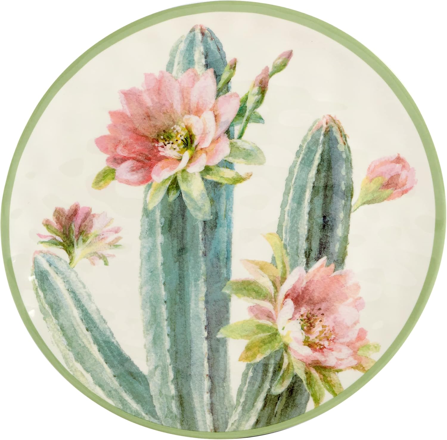 Certified International Desert Beauty – Plato llano de melamina, 11 pulgadas de diámetro