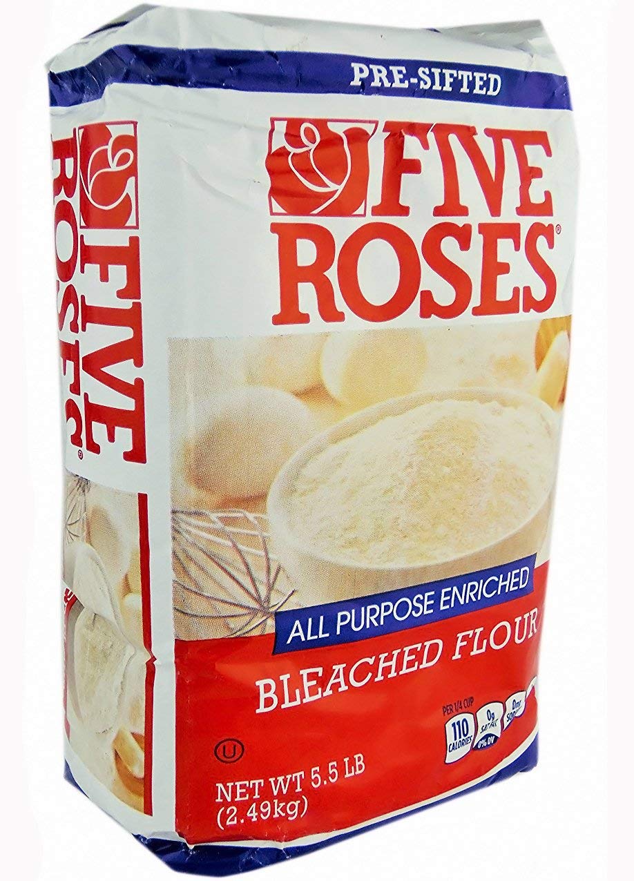 Five Roses Harina blanqueada enriquecida multiusos – 5.5 libras  5.5 lbs