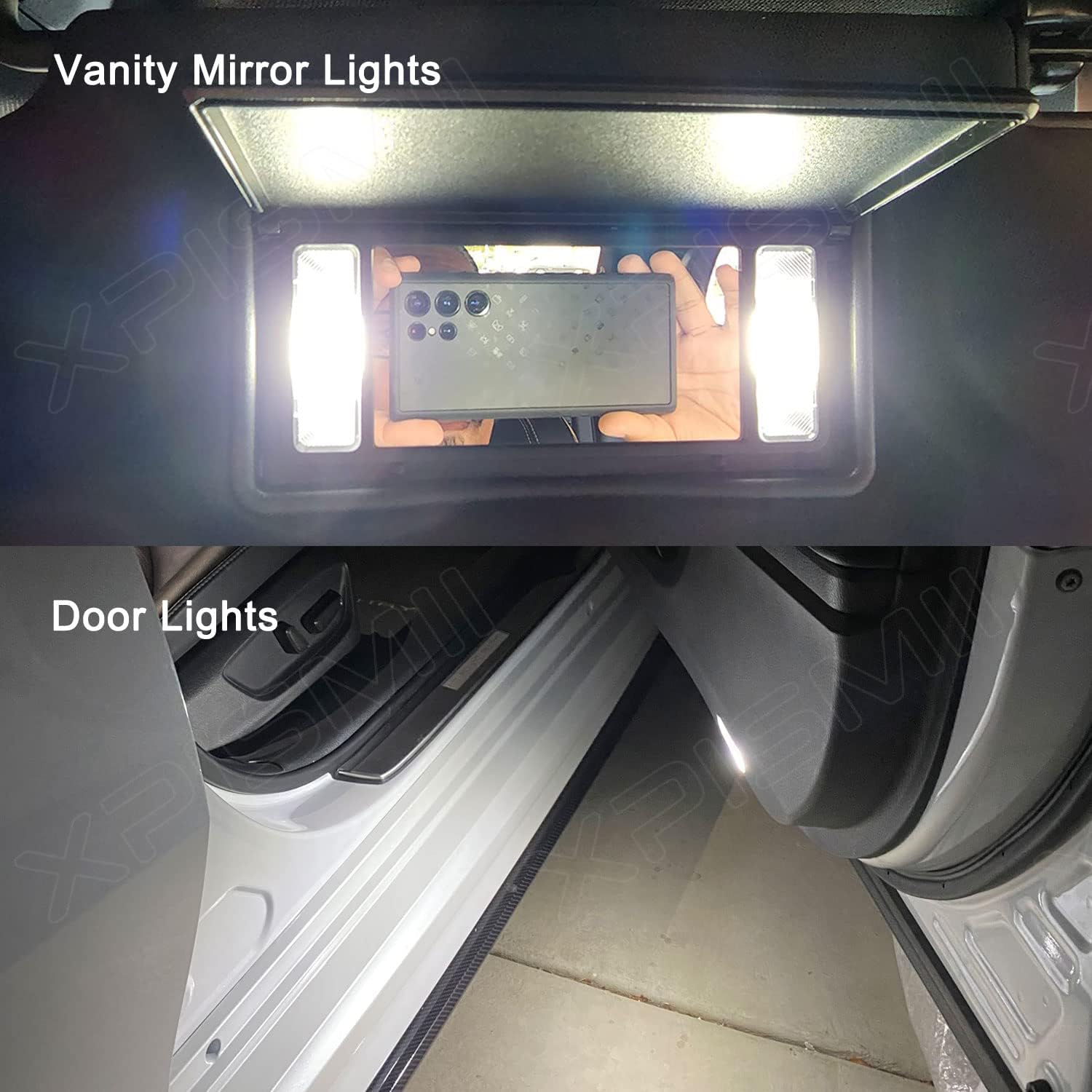 Kit de 17 piezas de luz LED interior blanca de repuesto para Chrysler 300 300C 2011 2012 2013 2014 2015 2016 2017 2018 2019 2020 2021, con diagrama