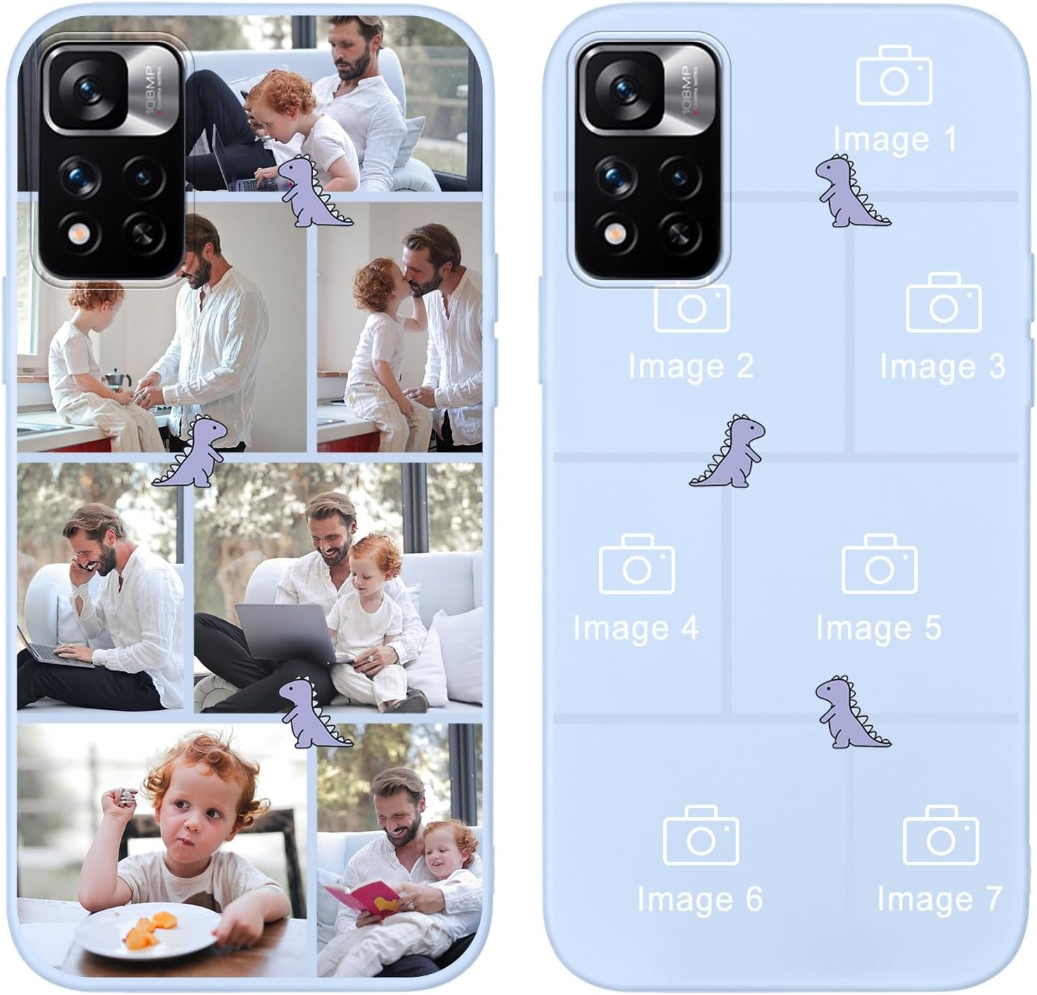Eouine Funda de teléfono personalizada para Xiaomi Redmi Note 11 Pro (4G5G) 2022 (6.67 pulgadas)  Fundas de teléfono con imagen personalizable,