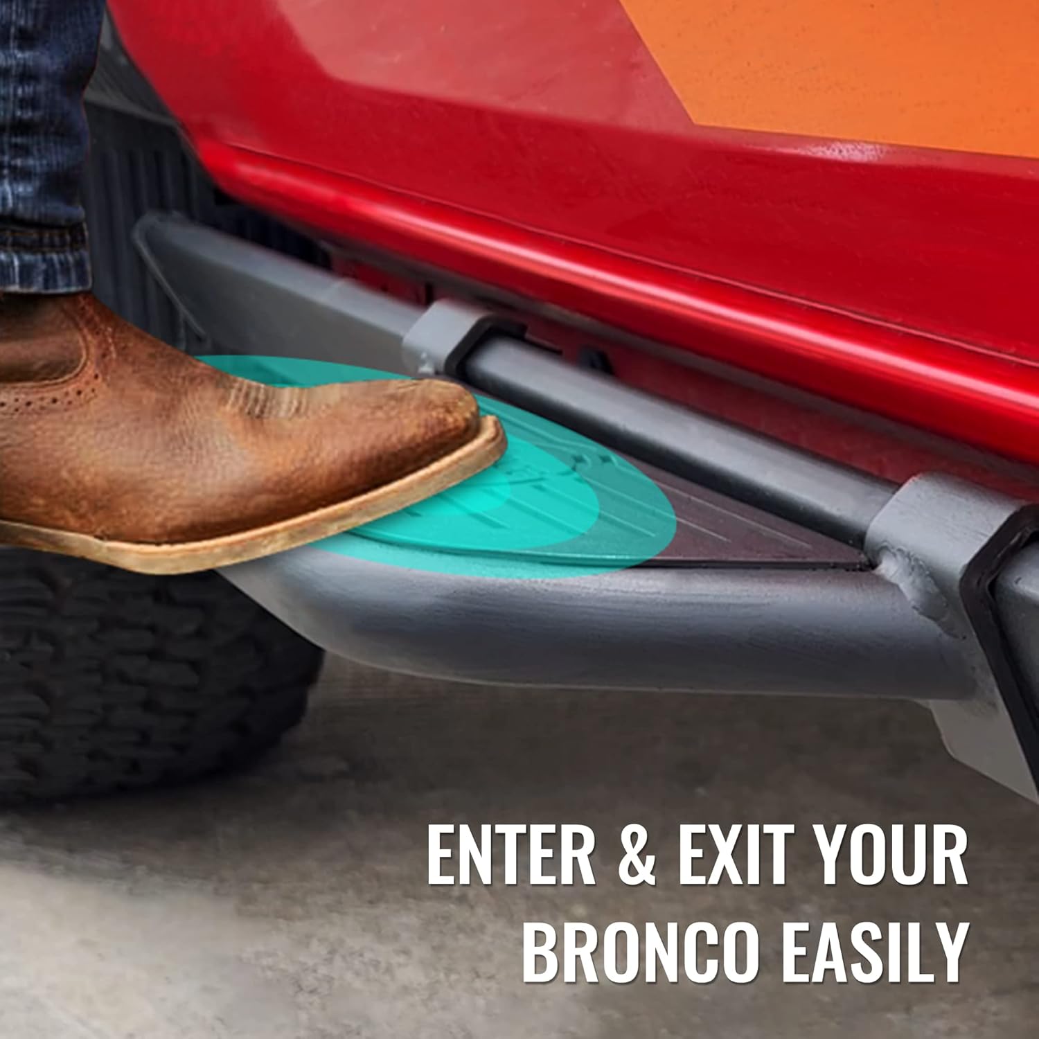 Estribos laterales para Ford Bronco 2021 2022 2023 2024 de 2 puertas de 4 puertas con rieles de bastidor OEM, accesorios exteriores para Ford Bronco