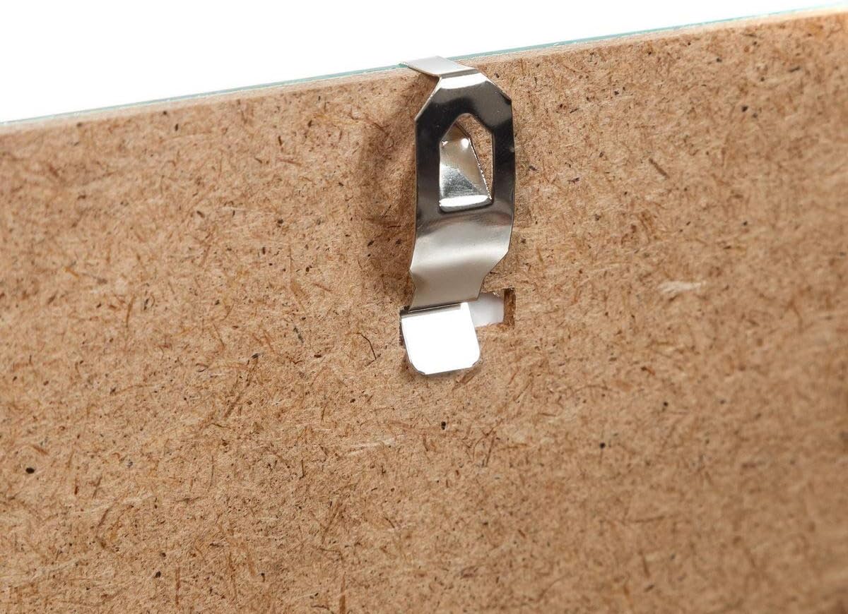 WOOD SIDE ORBIS Marcos de fotos con clip de vidrio de 9 x 12 pulgadas, paquete de 3, marcos de fotos transparentes para manualidades
