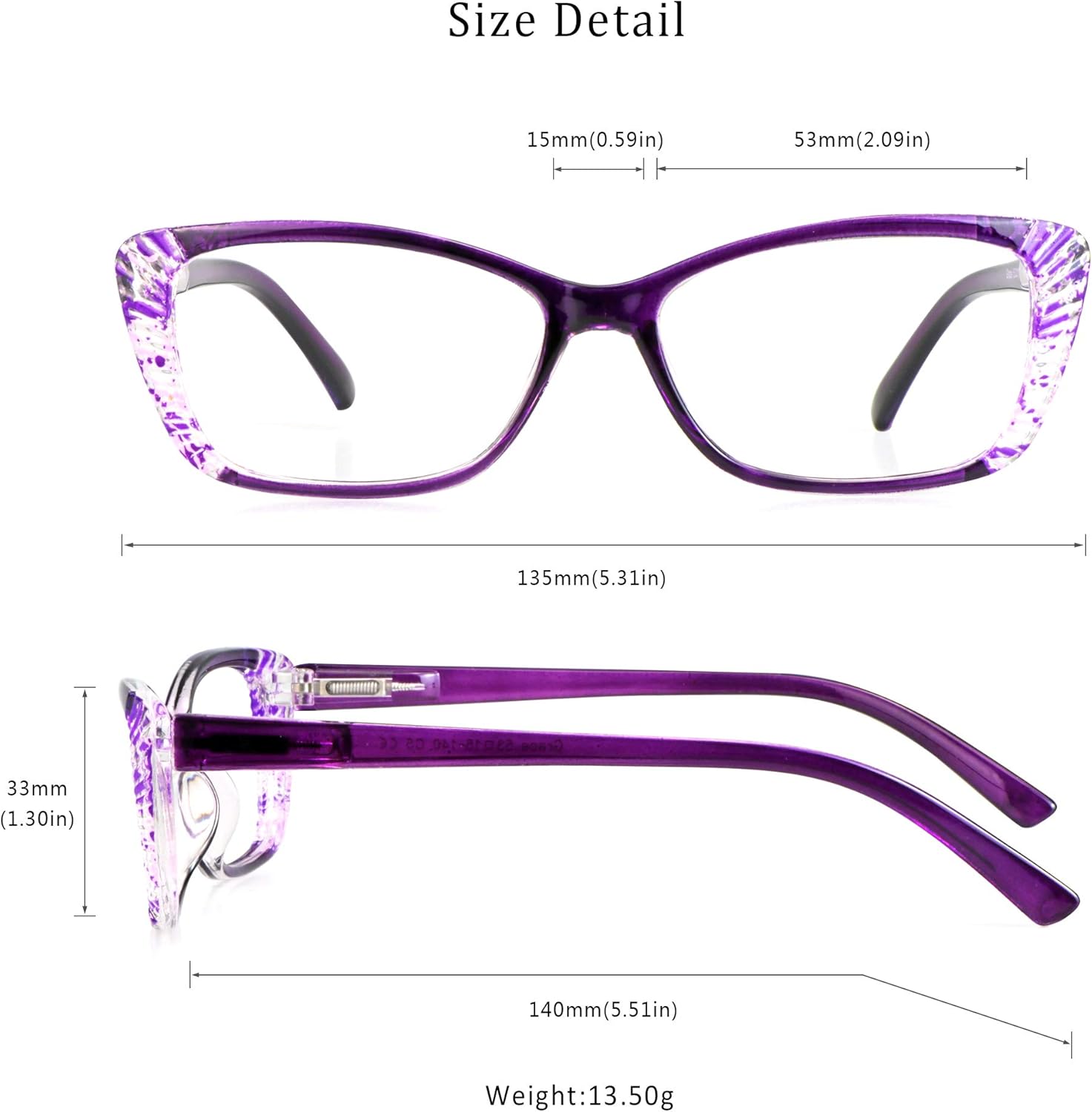 LifeArt 4 Pairs Reading Glasses, Blue Light Blocking Glasses, Computer Glasses Women Men, Fashion Rectangle Eyewear Frame
