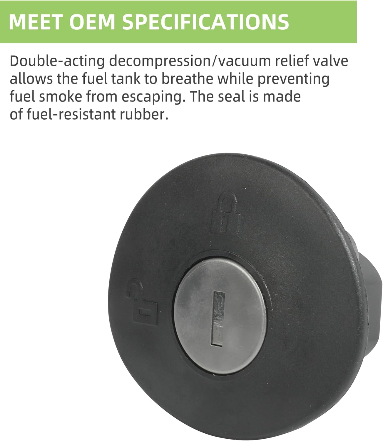 Tapa de gas con bloqueo del tanque de combustible, tapón de llenado de combustible, tapa de gas con llaves, accesorios de automóvil, enchufe de