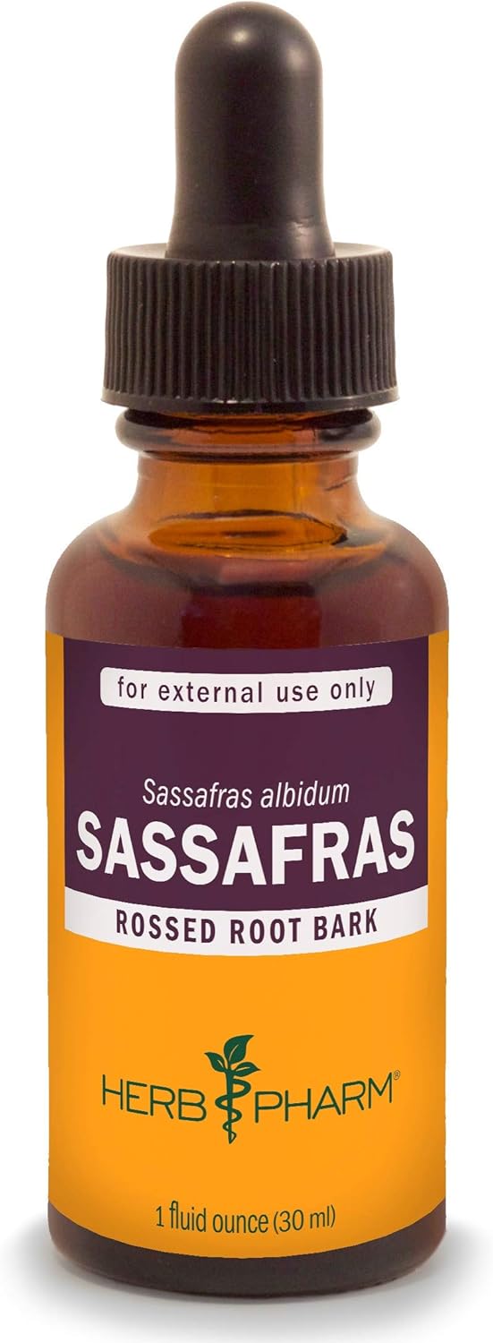 Herb Pharm Extracto líquido de corteza de raíz de sasafrás, 1 onza líquida