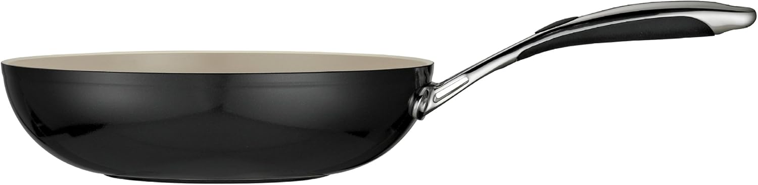 Tramontina Sartén de aluminio de 11 pulgadas negro metálico, 80110022DS