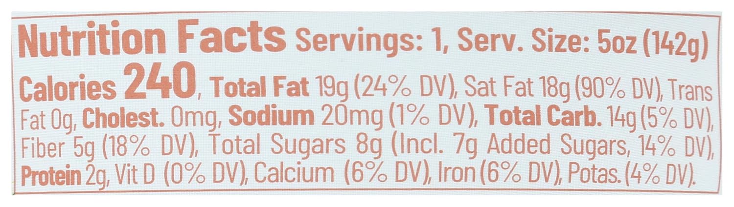 CULINA Yogur de coco y arándanos y lavanda, 5 onzas