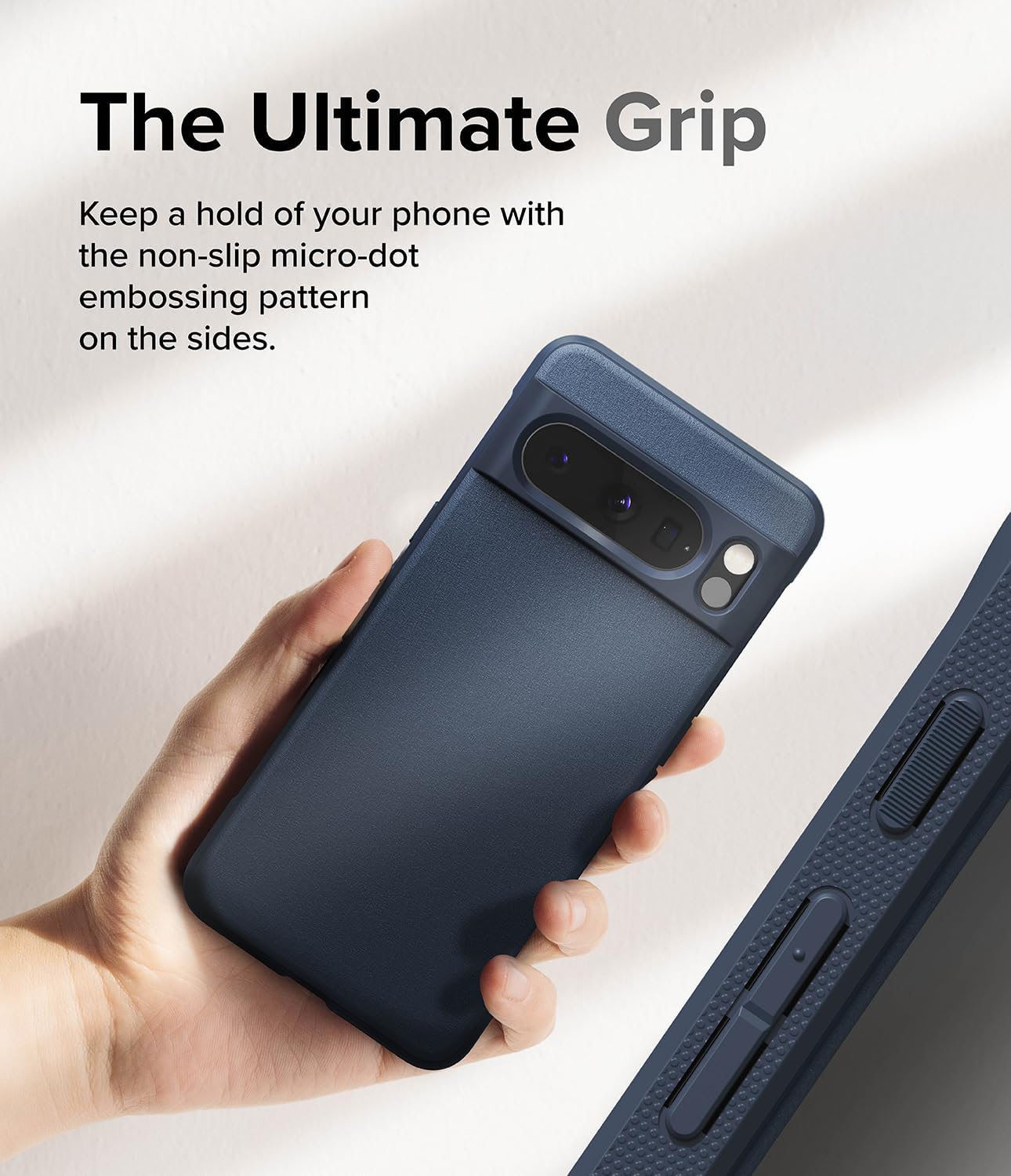 Ringke Onyx Se siente bien en la mano Compatible con Google Pixel 8 Pro, tecnología antihuellas que evita manchas grasas, agarre mejorado