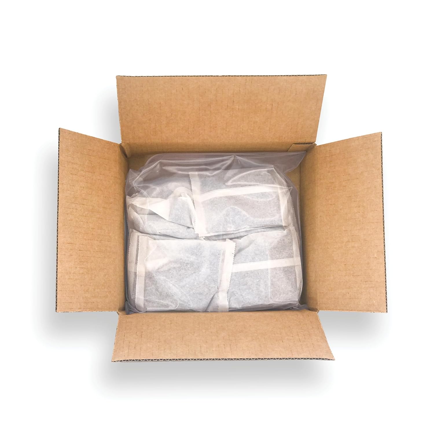 Teatulia Bolsas de té helado verde mandarina orgánica (24 bolsas de té jumbo  prepara 1.5 galones)  100% compostables  Paquetes de filtro de té