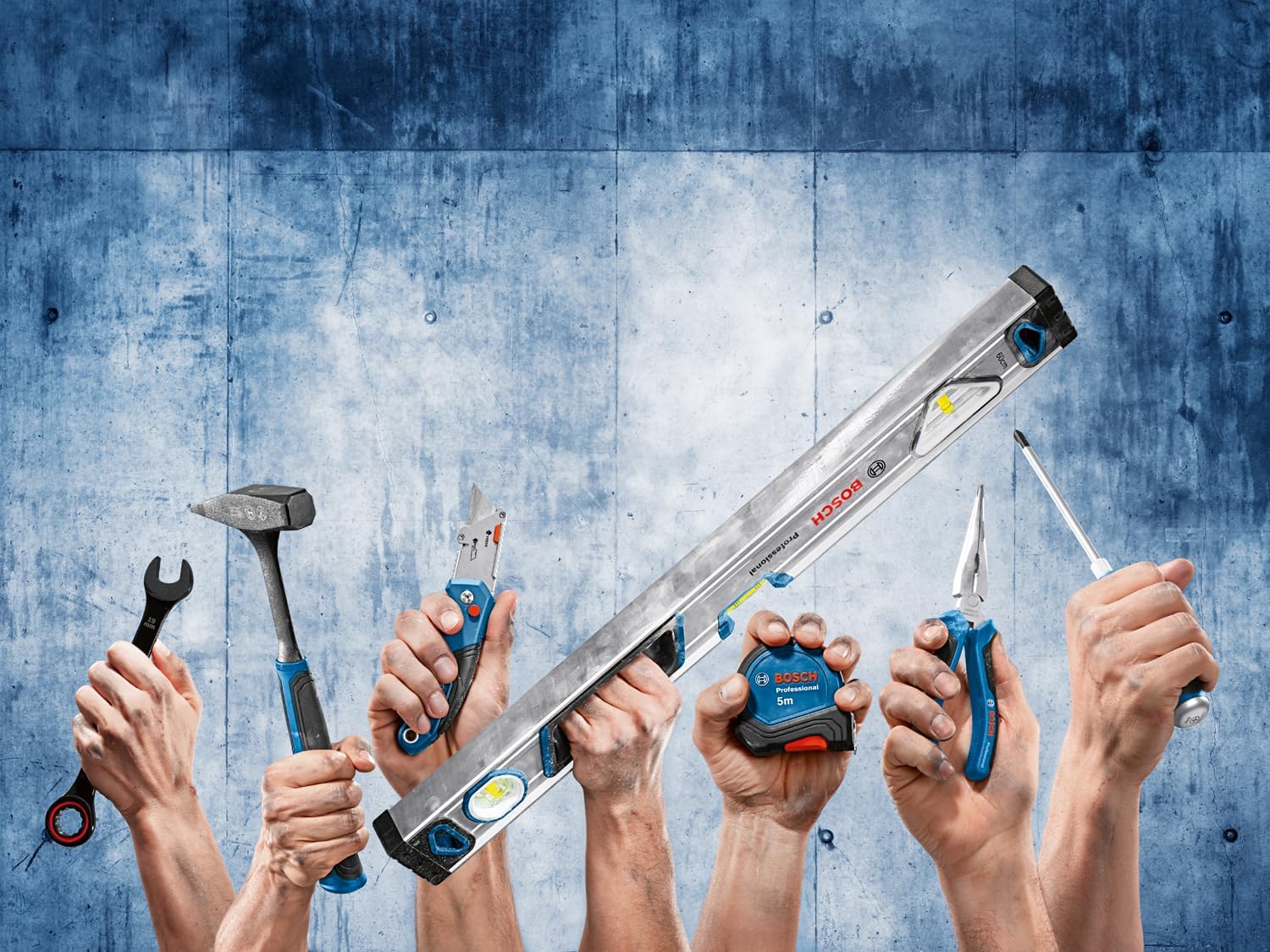 Bosch Professional 1600A016BH Cinta métrica (longitud 16.4 ft, ancho 1.063 in, en embalaje blíster)