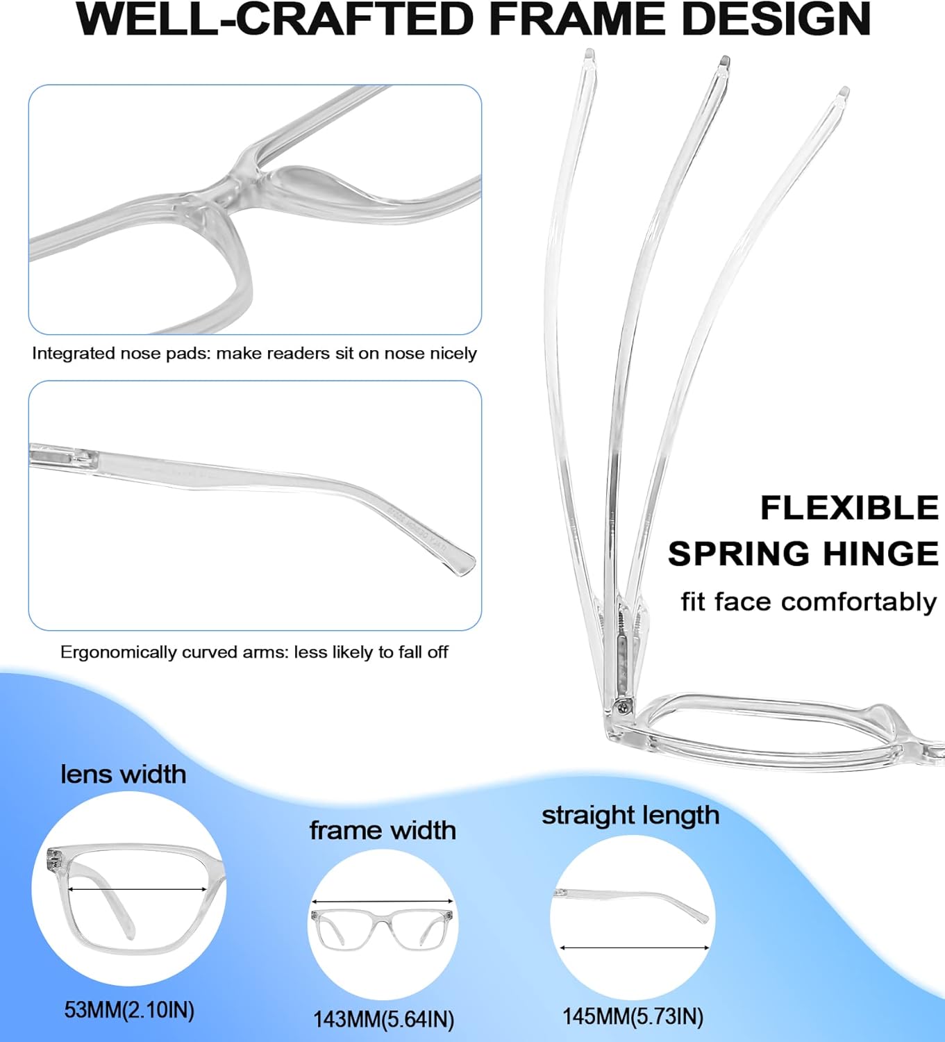 WEMOOTANTS Lentes de lectura bifocales para hombre, con bloqueo de luz azul, para lectores de computadora 1.0 1.25 1.5 1.75 2.0 2.25 2.5 2.75 3.0