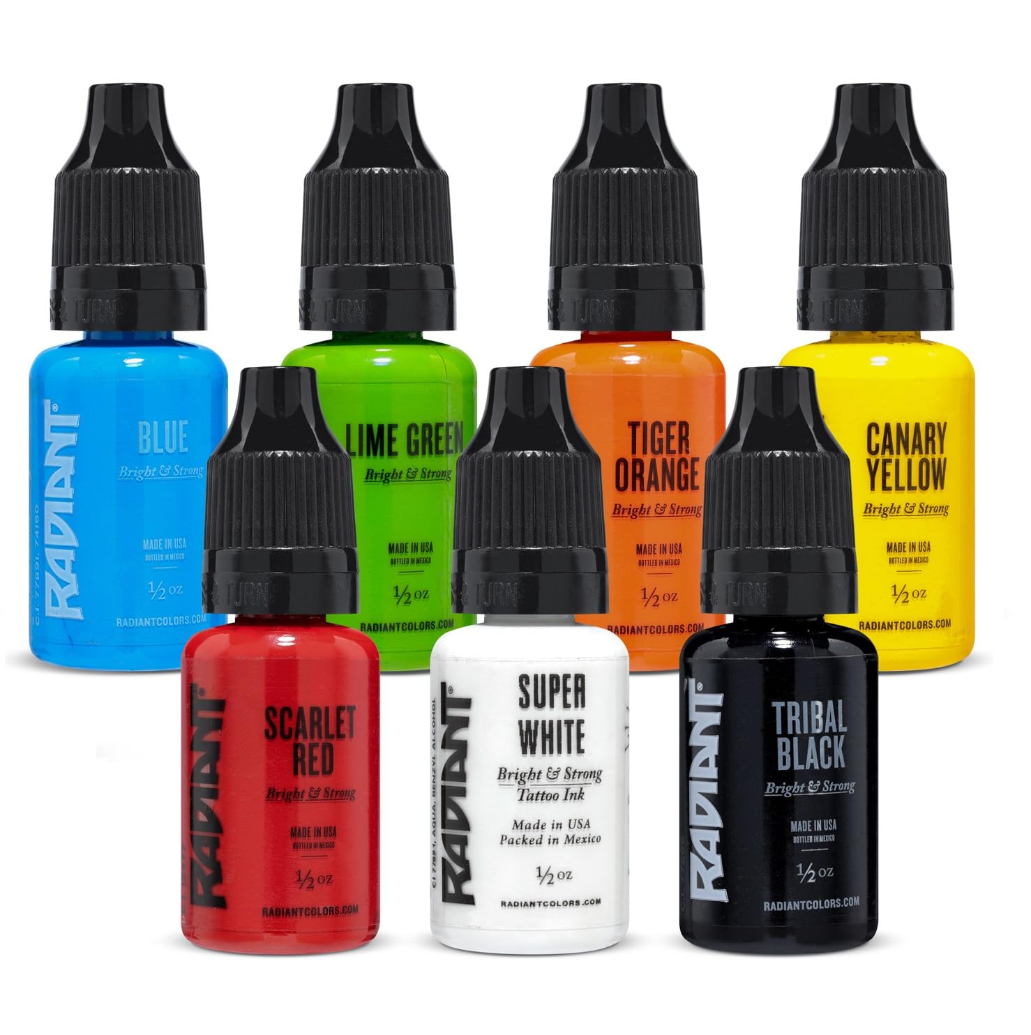 Pirate Face Tattoo Kit de bolígrafo rotativo, todo en uno, kit de máquina de tatuaje rotativo todo en uno con 7 tintas de colores radiantes,
