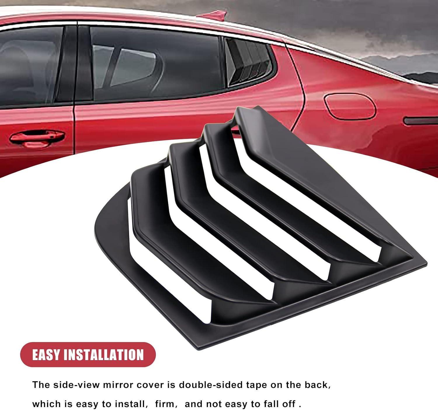 Sporacingrts Cubierta de parasol para ventana lateral, compatible con Kia Stinger 2018, 2019, 2020, 2021, 2022