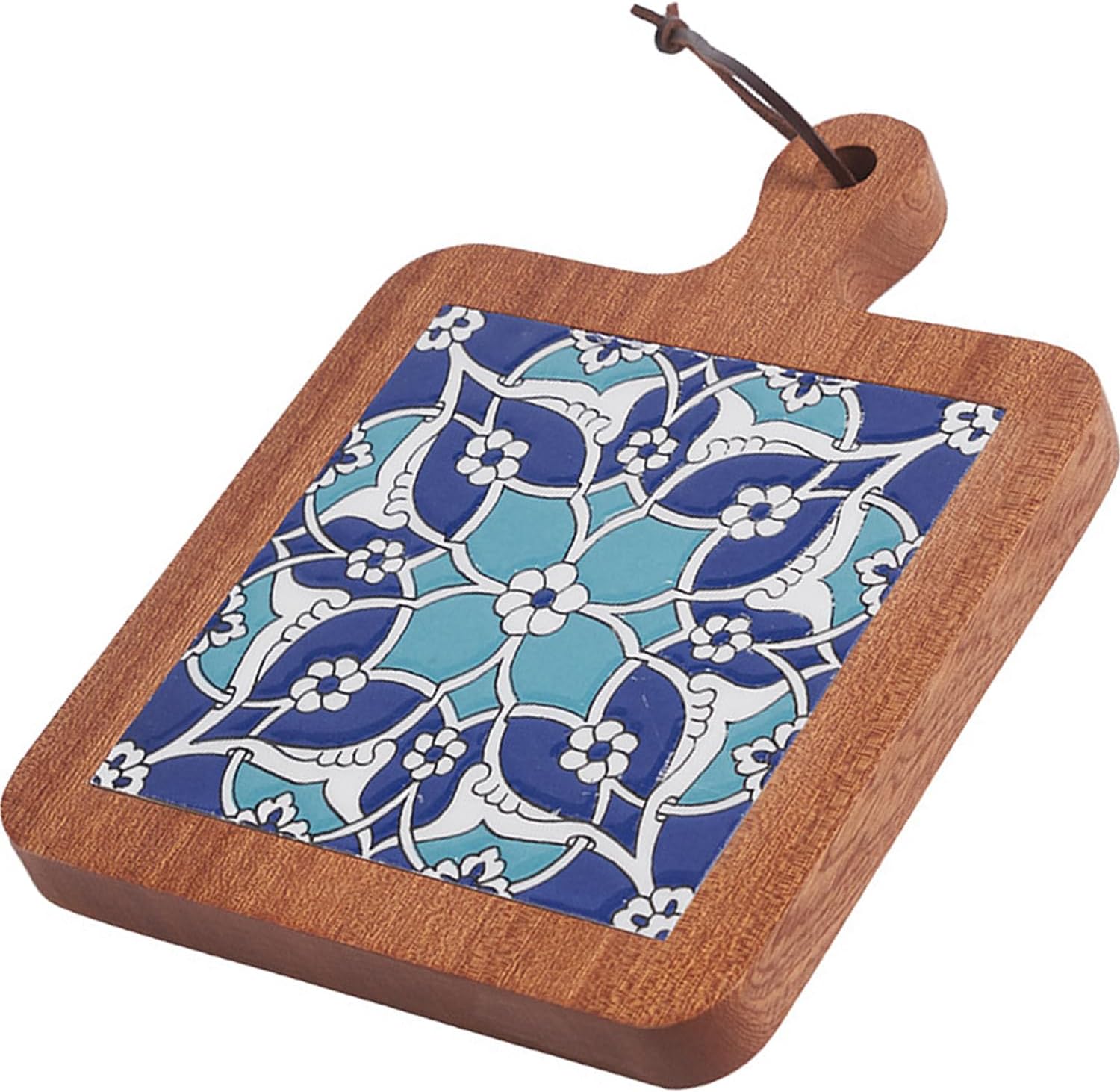 Tapete para ollas de madera natural, antiquemaduras, posavasos para ollas de té caliente y sartenes, accesorios de encimera de cocina (J)
