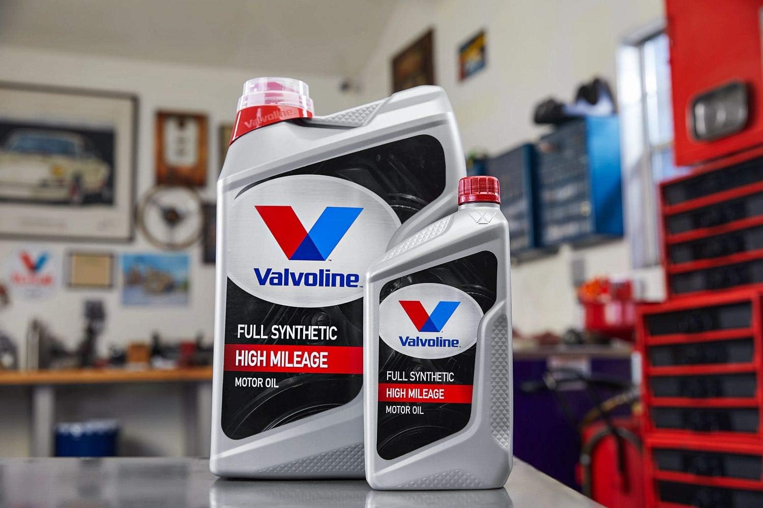 Valvoline – Aceite de motor sintético completo de alto millaje con tecnología MaxLife SAE 5W-30 de 5 cuartos de galón, caja de 3