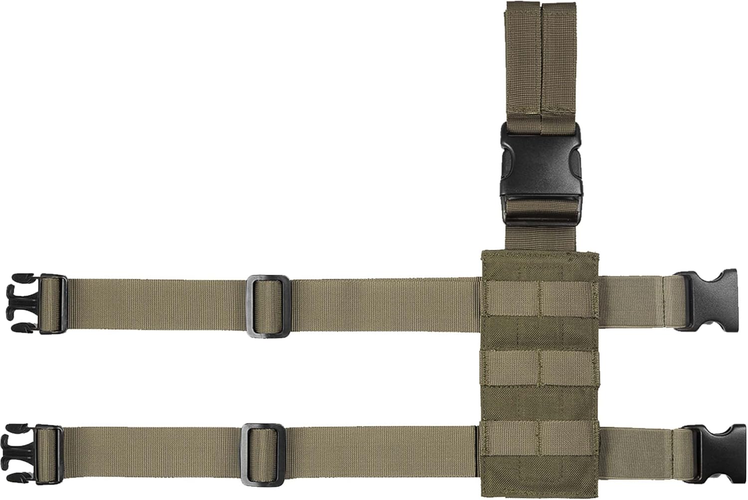 OneTigris Mini panel Molle para herramientas, plataforma táctica de pierna caída, minimalista, ajustable, para linterna