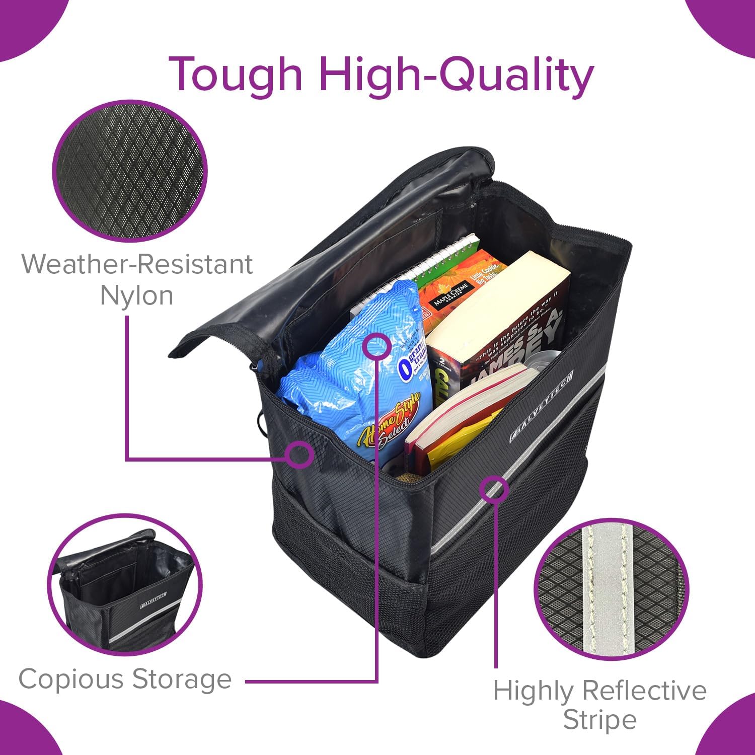 AlveyTech Bolsa suave para scooters de movilidad