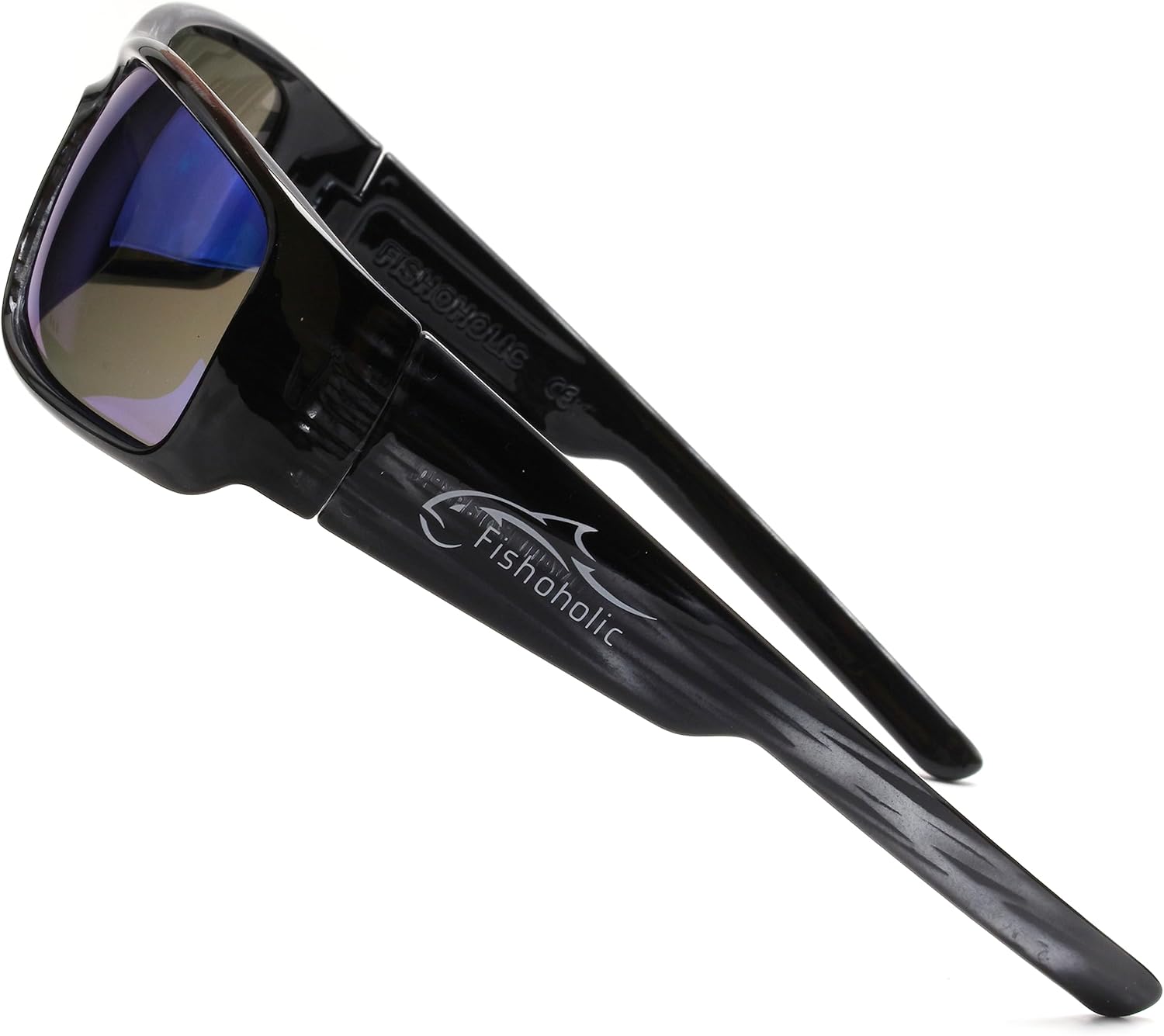 Fishoholic – Lentes de sol polarizados para pesca con protección UV400, 5 opciones de color, con funda, regalo de pesca