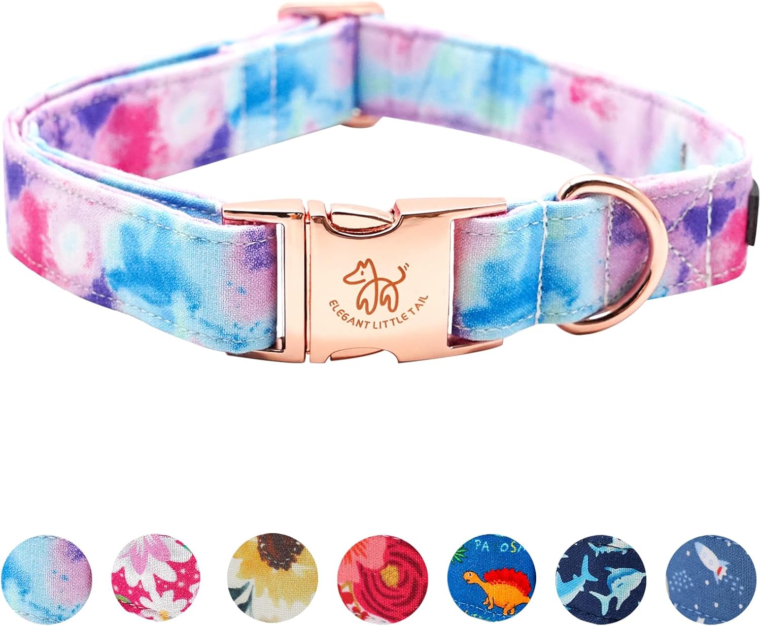 Elegant little tail – Collar ajustable para mascotas, lindo y duradero, diseño colorido y moderno, regalo para perro macho o hembra de tamaño