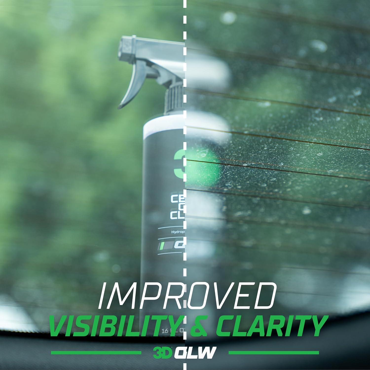 3D SiO2 Limpiador de vidrio de cerámica, serie GLW, repelente al agua y a la lluvia, limpiador de vidrio cerámico protector para todo tipo de clima,