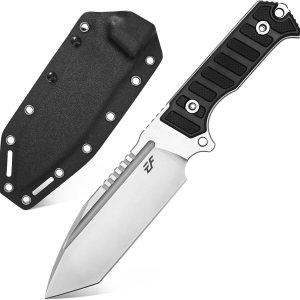 Eafengrow EF135 Cuchillo de hoja fija DC53 Hoja de acero G10 Mango Full Tang Heavy Duty EDC Cuchillos rectos para trabajar en el campo, camping, Eafengrow EF135 Cuchillo de hoja fija DC53 Hoja de acero G10 Mango Full Tang Heavy Duty EDC Cuchillos rectos para trabajar en el campo, camping,