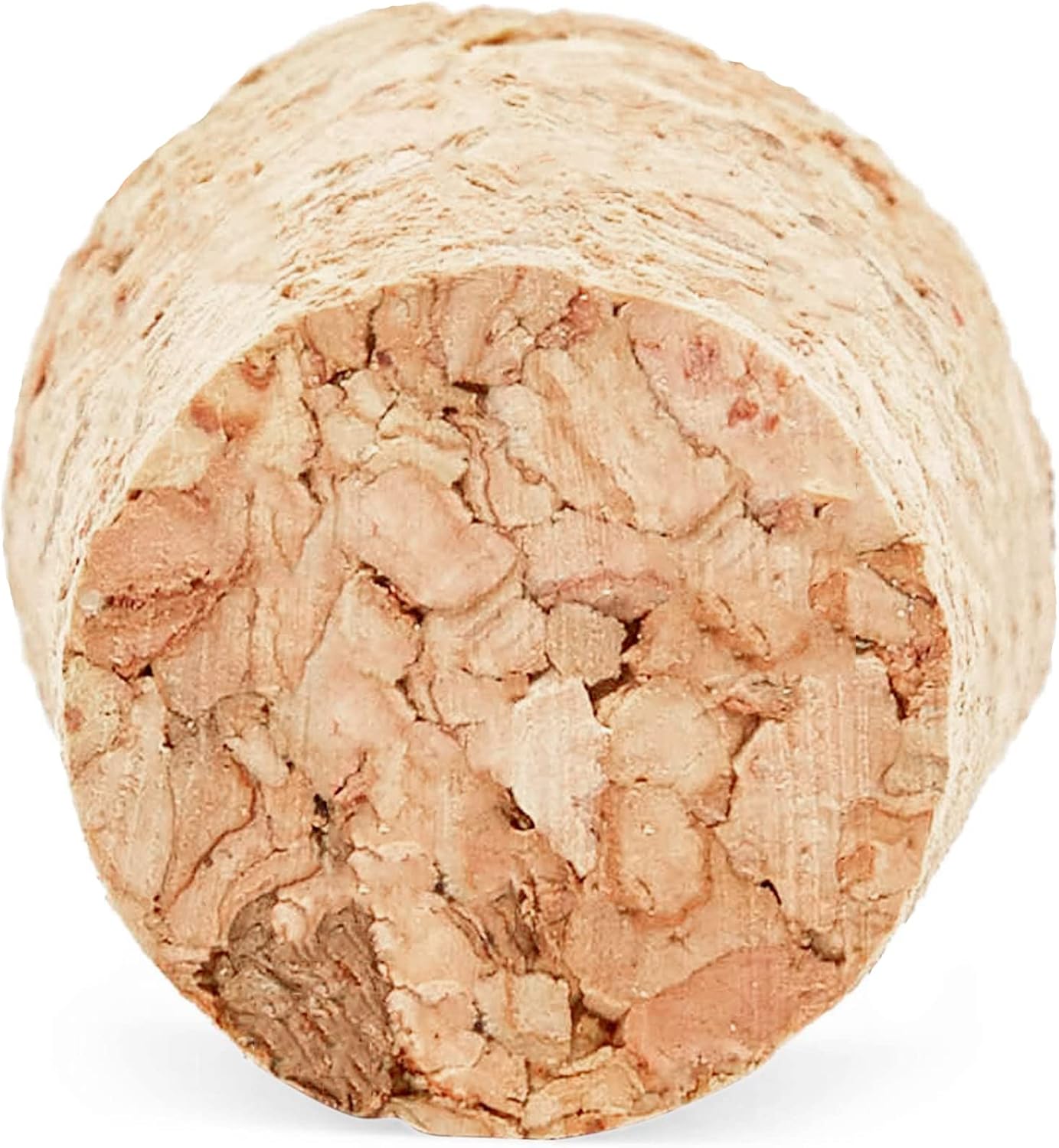 50 tapones de corcho cónicos de madera para vino, tapones de sellado reutilizables para botellas, bares, manualidades, accesorios de cocina (0.630 x