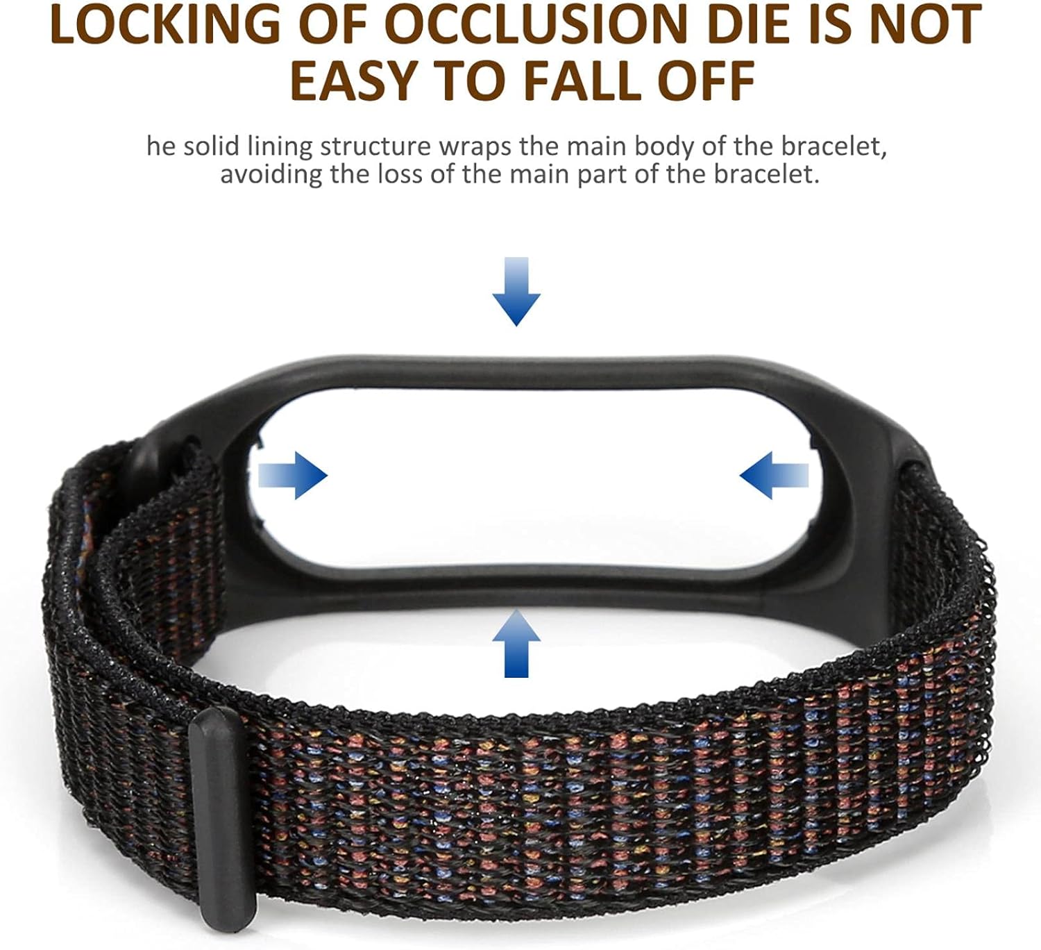 Nylon Sport loop reloj pulsera para mi banda 5 6 correa pulsera para mi banda 4 3 accesorios de pulsera