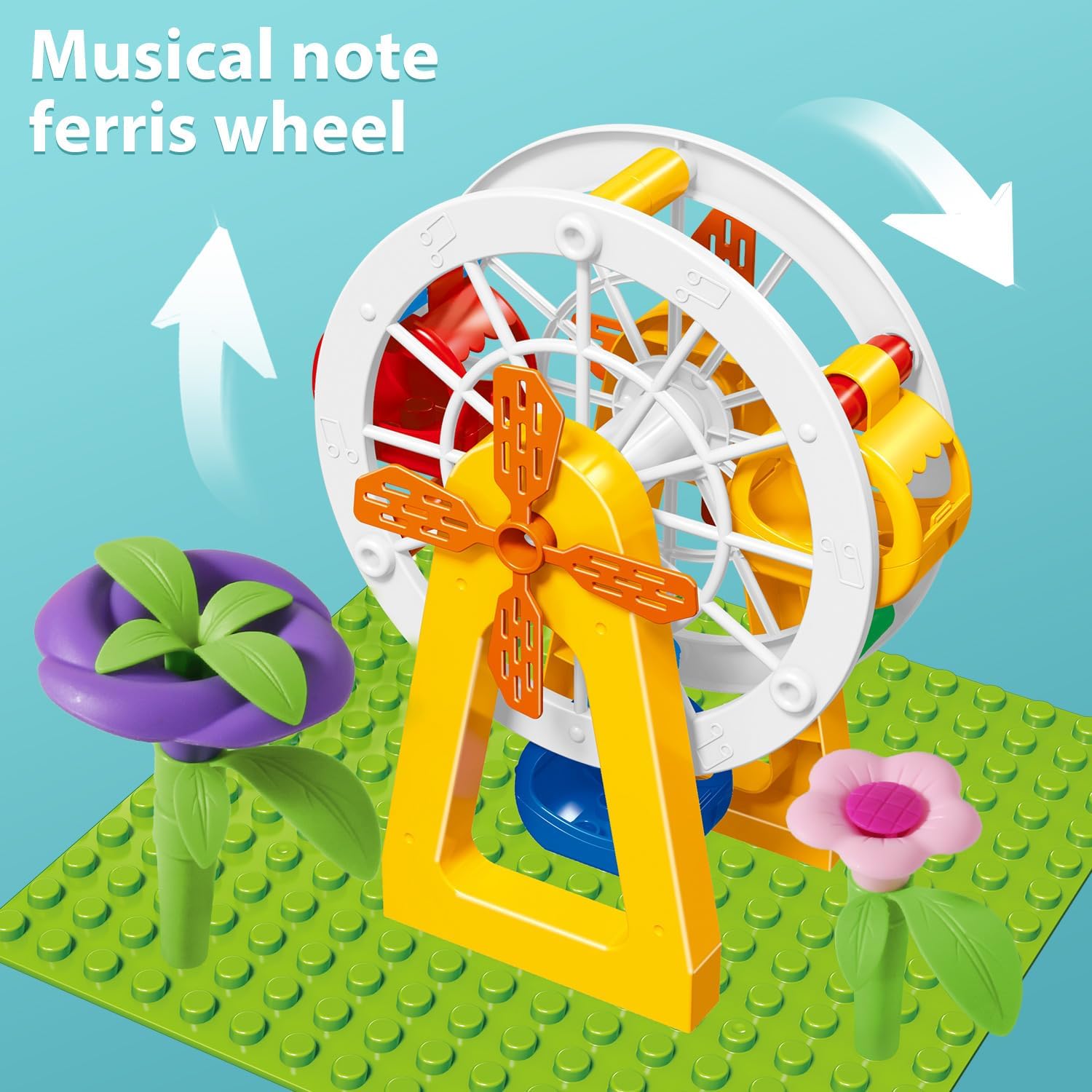 Marble Run Big Building Blocks, 255 piezas, pista de carreras para niños, juguete educativo STEM para niños de 3 a 8 años, juguetes de Navidad para