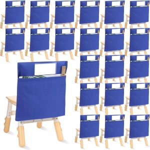 50 bolsillos de almacenamiento para sillas, bolsa para sillas escolares, aulas, bolsillos para sillas de estudiantes, organizador para sillas de 50 bolsillos de almacenamiento para sillas, bolsa para sillas escolares, aulas, bolsillos para sillas de estudiantes, organizador para sillas de