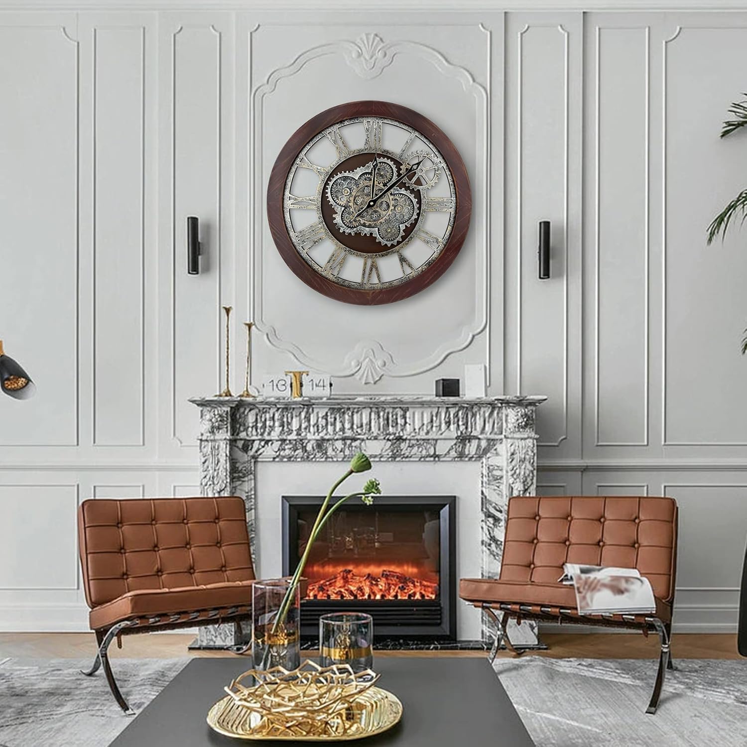 Pared Grande Reloj De Pared Para Living HOIBAI Reloj De Pared