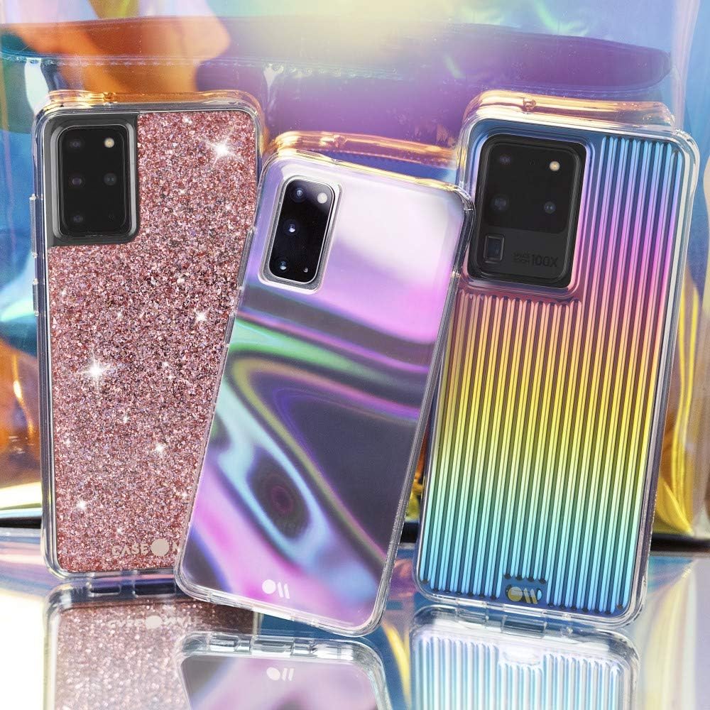 Case-Mate – BUBBLE SOAP BUBBLE – Funda iridiscente para Samsung Galaxy S20 – Diseño protector – 6.2 pulgadas – Burbuja de jabón