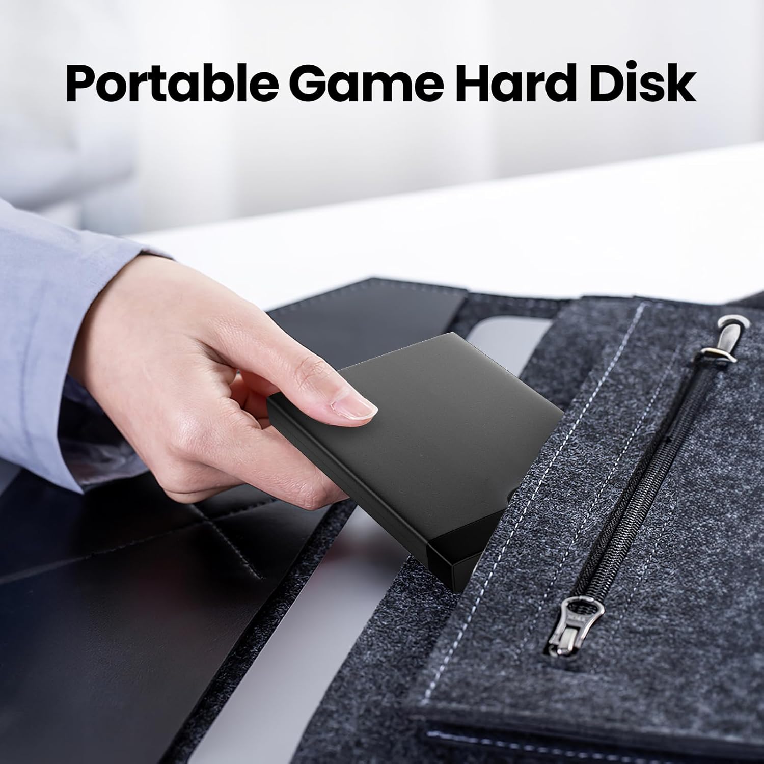Retro Game Console 500G HDD- Video Game Console with 60000+Classic Games, External Hard Drive Compatible with 70+Emulators and 3D Games, Super