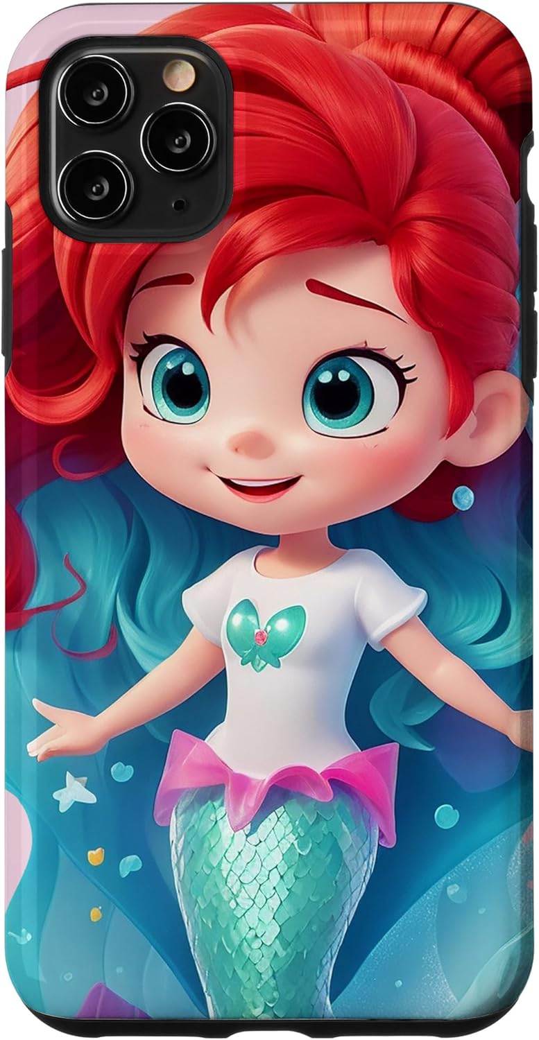 Bonita funda de Sirenita para iPhone 11 Pro Max