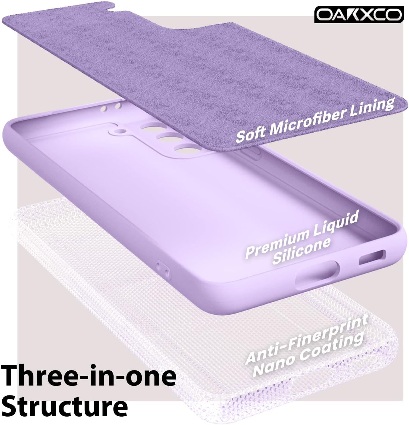 oakxco Funda de silicona líquida para Samsung Galaxy S21 Plus, bonita funda delgada y delgada de goma suave de TPU para mujeres y niñas, protección
