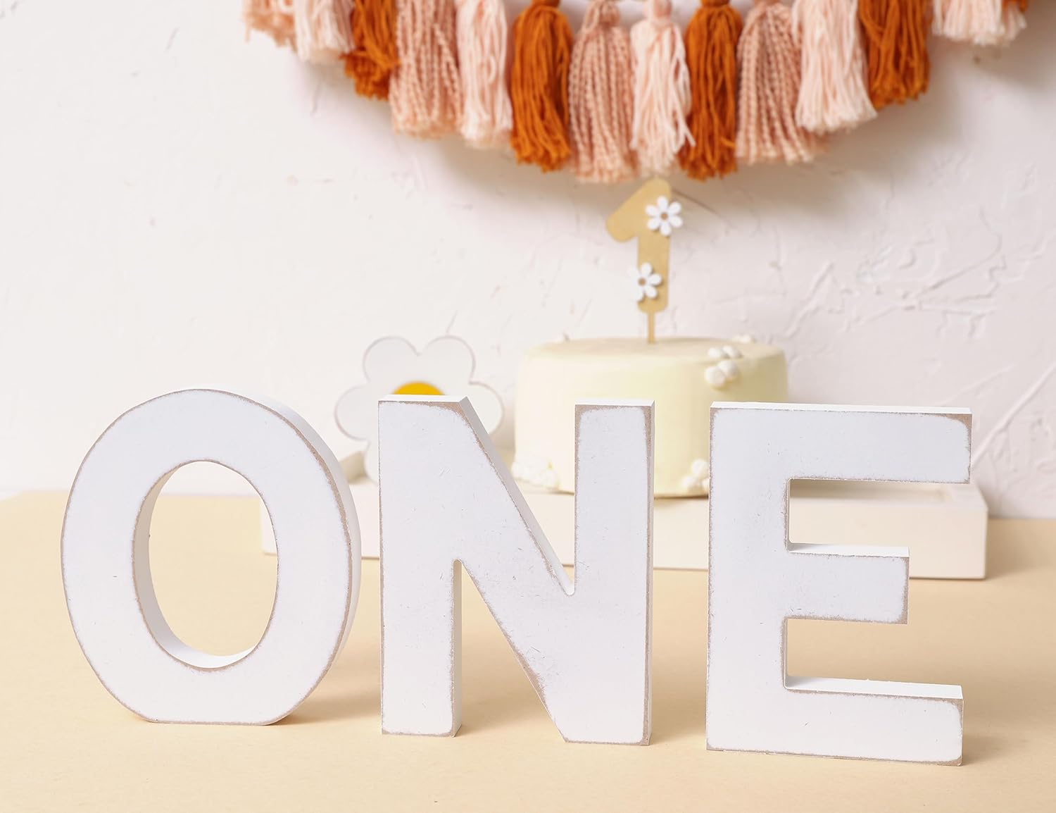 Letrero de madera de una letra para el primer cumpleaños, centros de mesa de madera, decoraciones de primer cumpleaños, letras de pie para primer