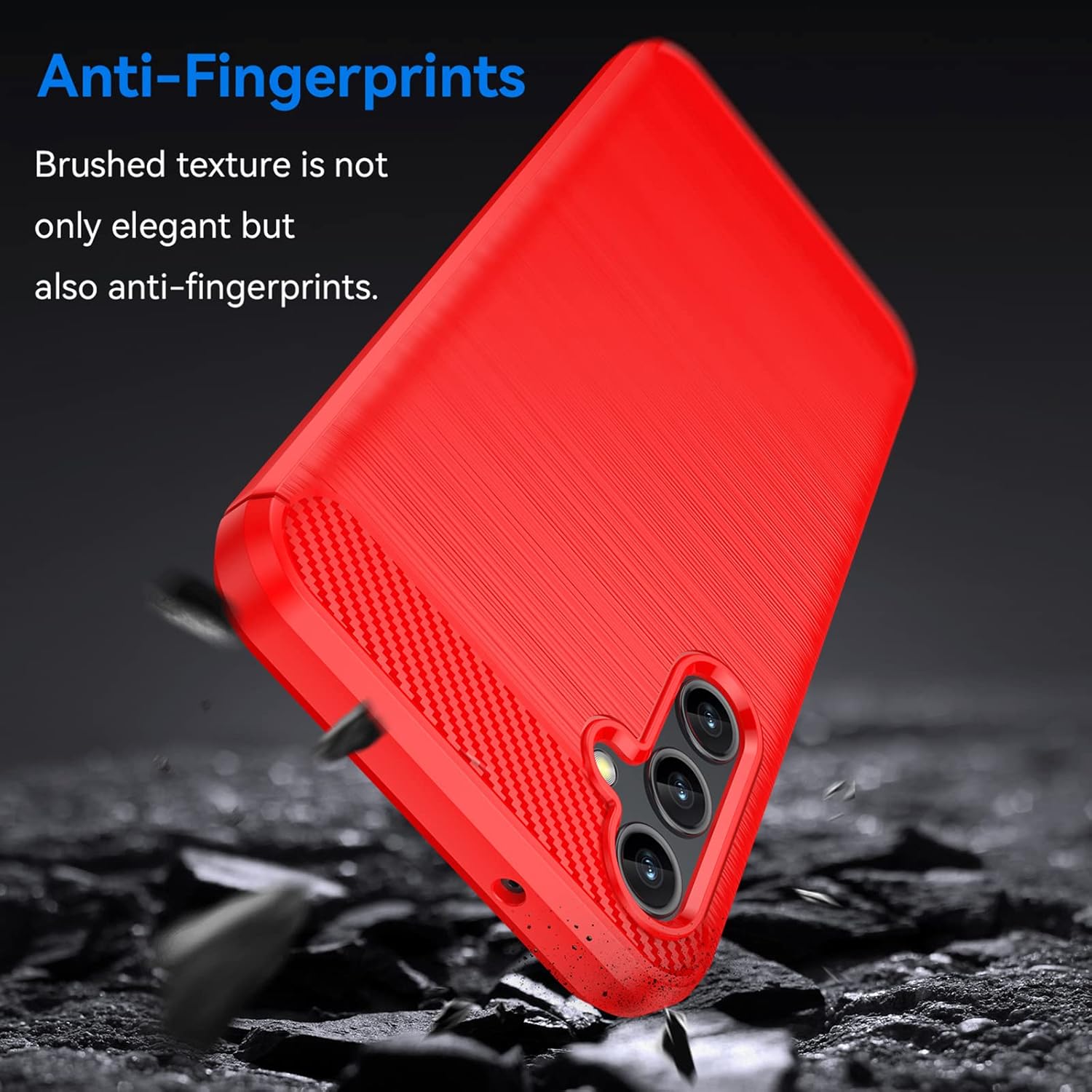 Funda para Samsung Galaxy A14 5G, Galaxy A14 con protector de pantalla HD, absorción de golpes flexible de TPU parachoques de goma suave para