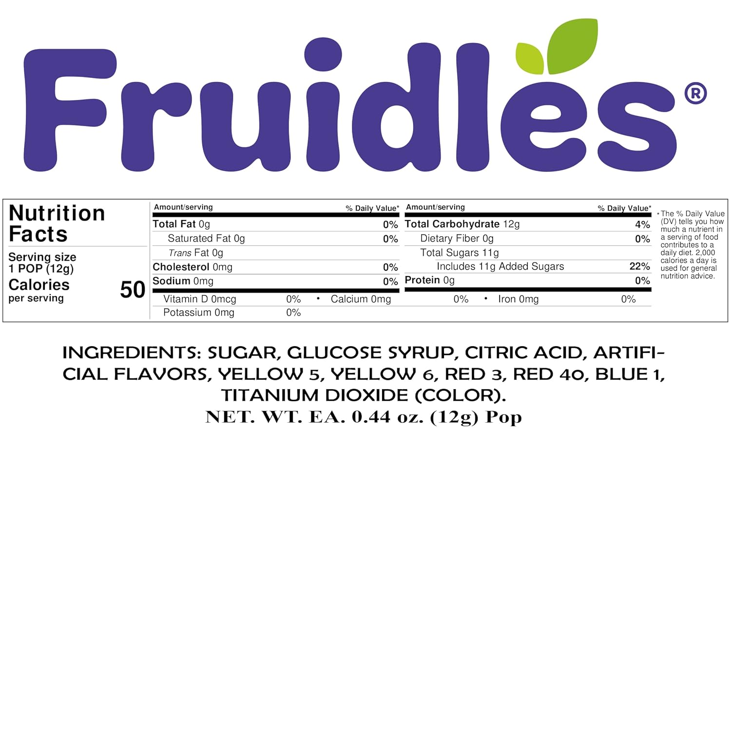 Fruidles Paleta de remolino de mariposa arcoíris, sabor a fruta mixta, envuelta individualmente, peso neto. Ventosa de 0.44 onzas (0.42 oz), paquete