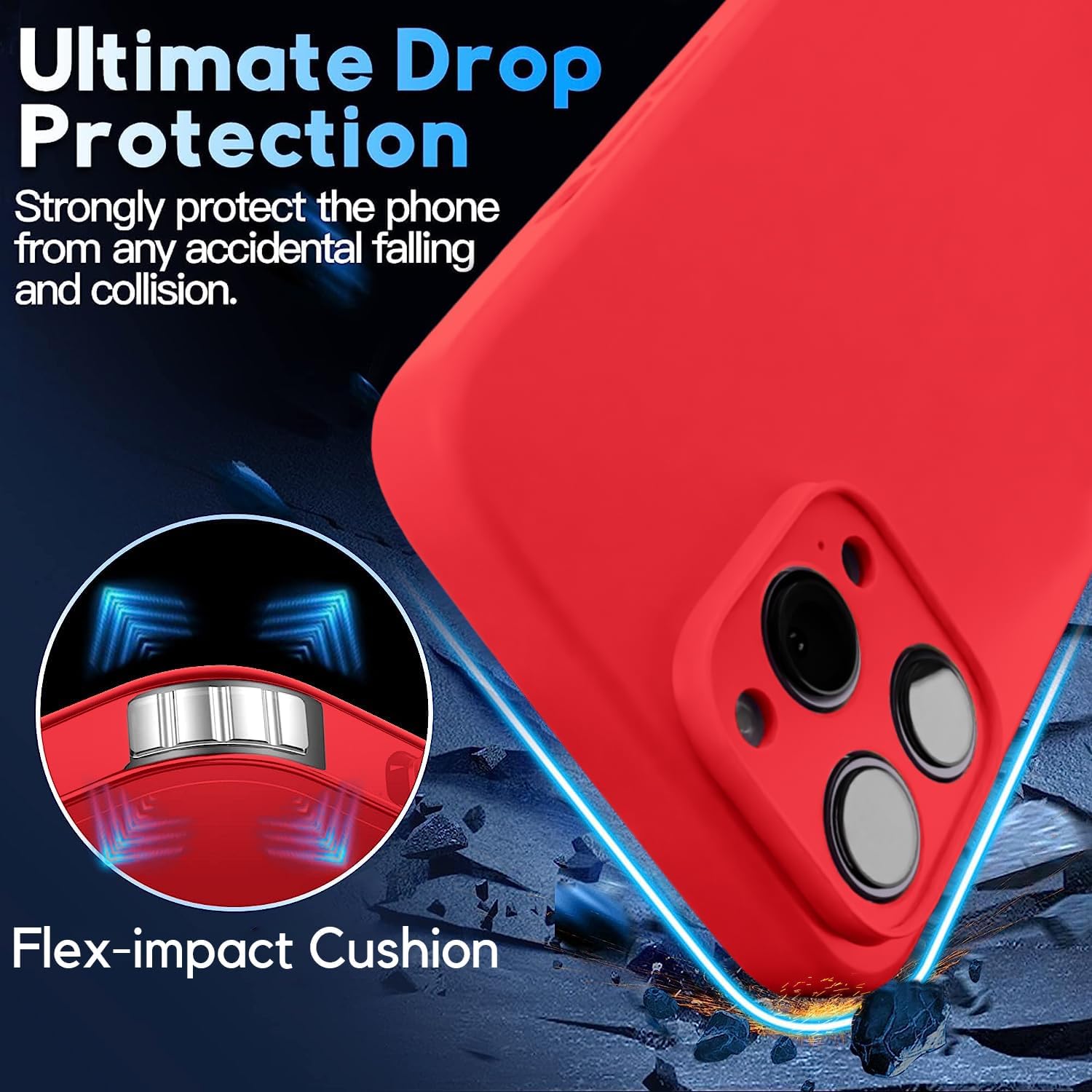 Blaspins iP14PM – Funda con correa cruzada para iPhone 14 Pro Max, cuello cruzado, soporte ajustable extraíble, protección contra caídas, a prueba