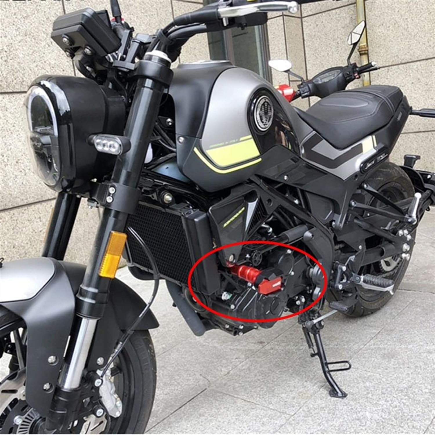 ARMERI for MT-03 MT-25 YZF R3 R25 Motorcycle Falling Protection Frame Slider Anti Crash Pad with Logo Regulator (Color  MT-03 Titanium)