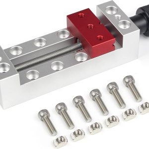 RATTMMOTOR Mejora de la abrazadera de tornillo de banco del router CNC, máquina grabadora DIY de alta precisión abrazadera de sujeción mini tornillo RATTMMOTOR Mejora de la abrazadera de tornillo de banco del router CNC, máquina grabadora DIY de alta precisión abrazadera de sujeción mini tornillo