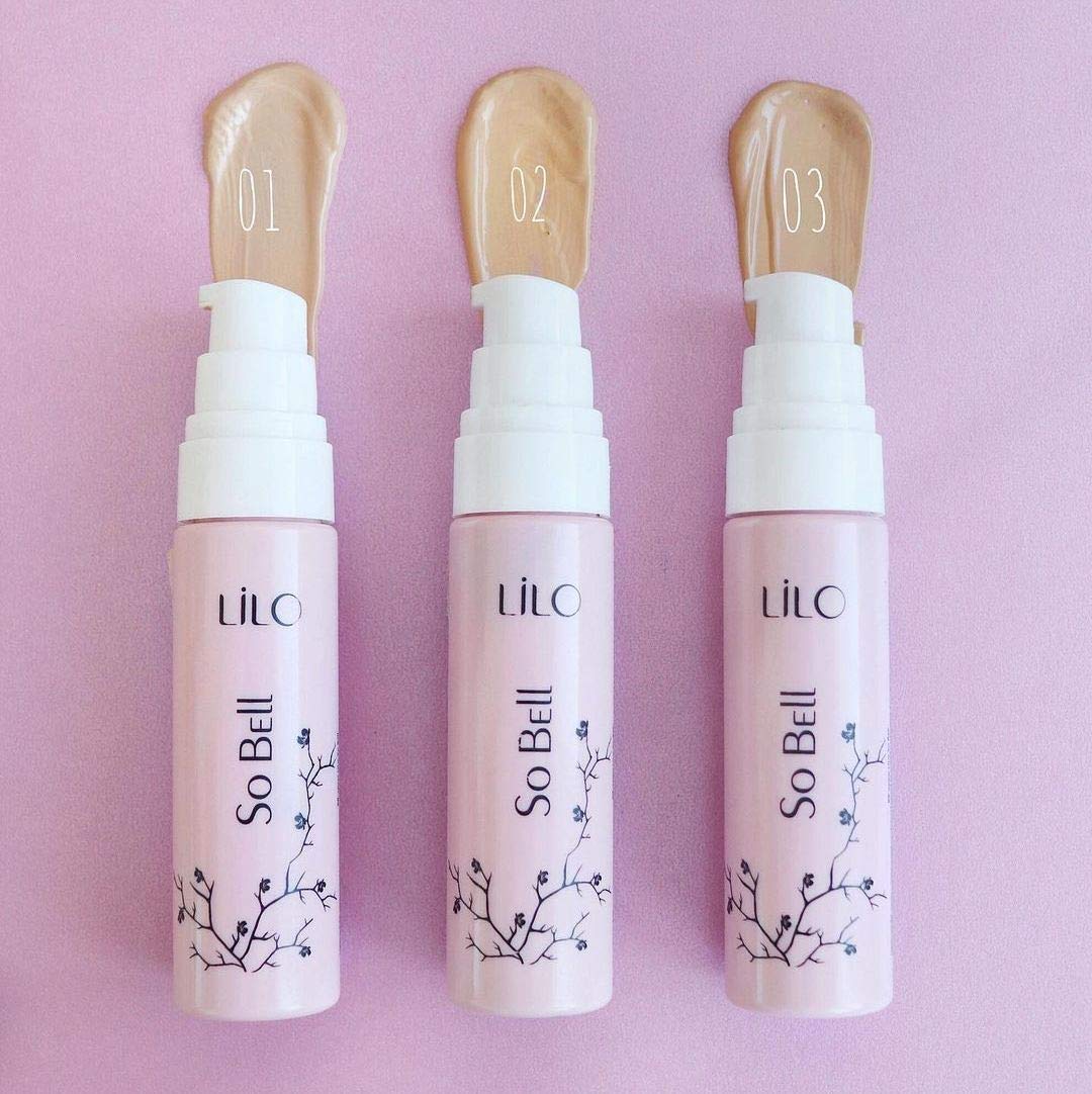 LiLo Base hidratante tintada de larga duración BB-Cream So Bell para todo tipo de piel, con D-pantenol, ácido hialurónico, extracto de flor de