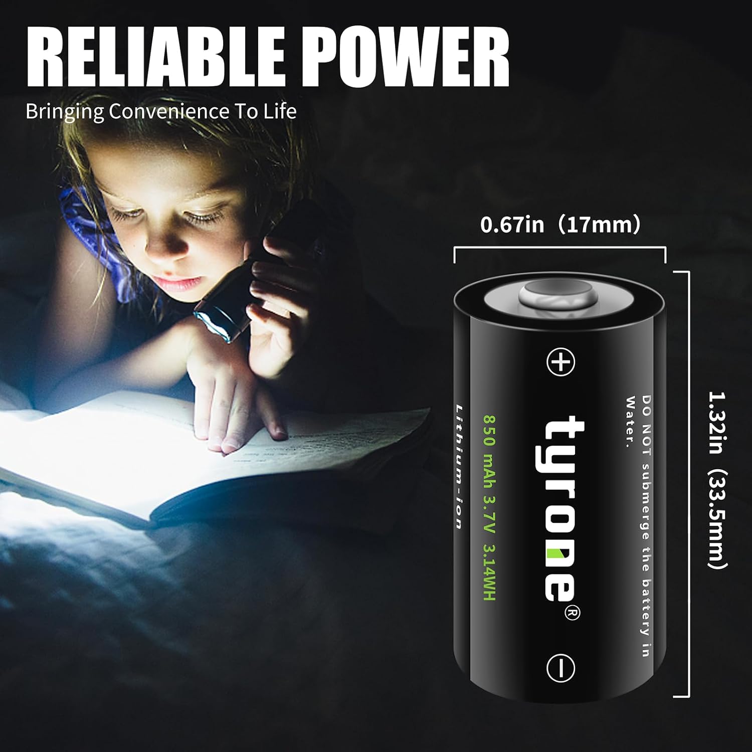tyrone Baterías CR123 de 3.7 V, 123 baterías, paquete de 12 baterías de litio CR123A para cámara Arlo VMC3030 VMS3330 3530 sistema de alarma se