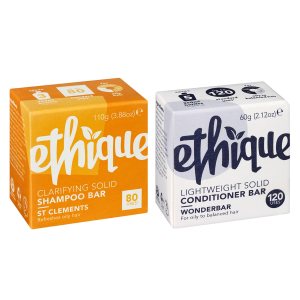 Ethique Goodbye Grease – Paquete de regalo de barra de champú y acondicionador – Champú clarificador para cabello graso y acumulación – Vegano, Ethique Goodbye Grease – Paquete de regalo de barra de champú y acondicionador – Champú clarificador para cabello graso y acumulación – Vegano,