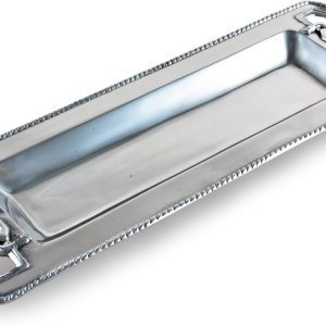 Arthur Court Bandeja de metal de aluminio pura sangre para caballo oblongo, color plateado, decoración equina, 18 x 6 pulgadas Arthur Court Bandeja de metal de aluminio pura sangre para caballo oblongo, color plateado, decoración equina, 18 x 6 pulgadas